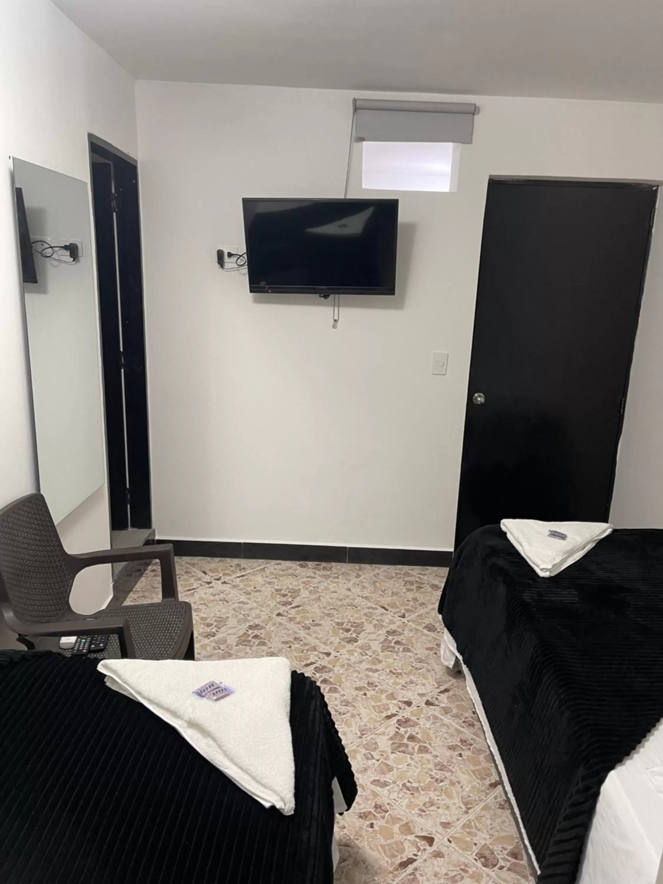 Bed in Hotel De León Estadio