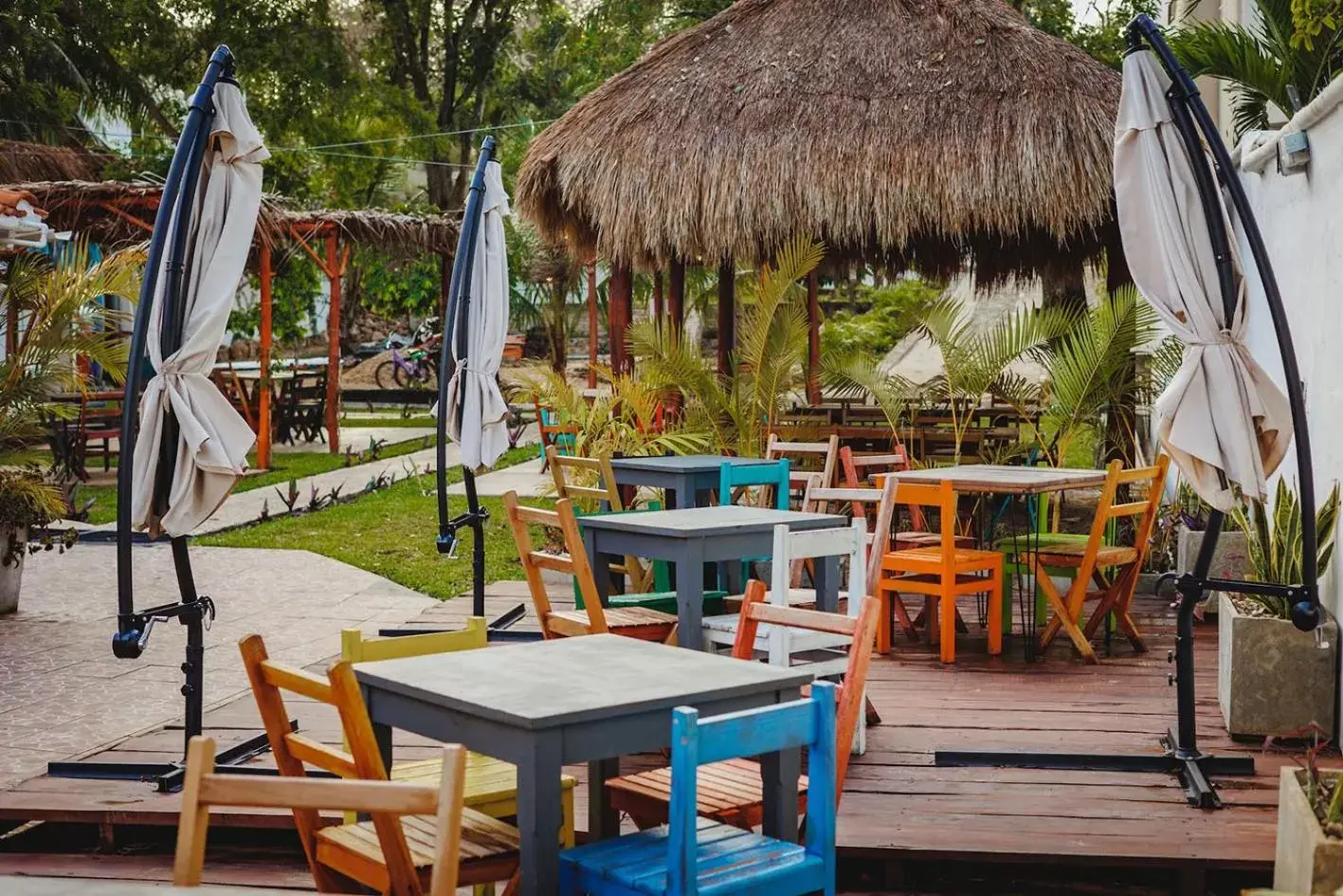 Restaurant/Places to Eat in El Búho Lagoon Bacalar