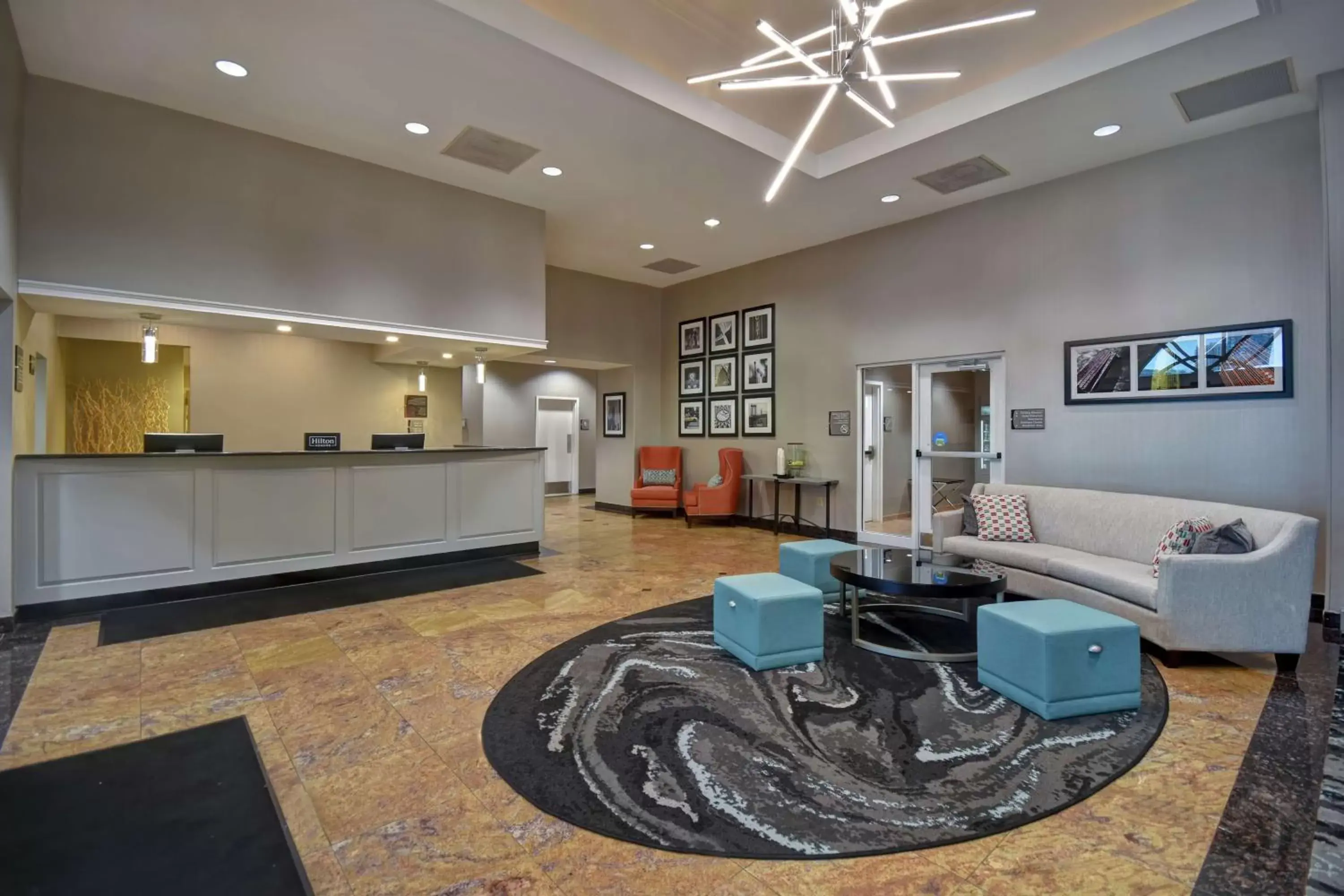 Lobby or reception, Lobby/Reception in Homewood Suites by Hilton Edgewater-NYC Area