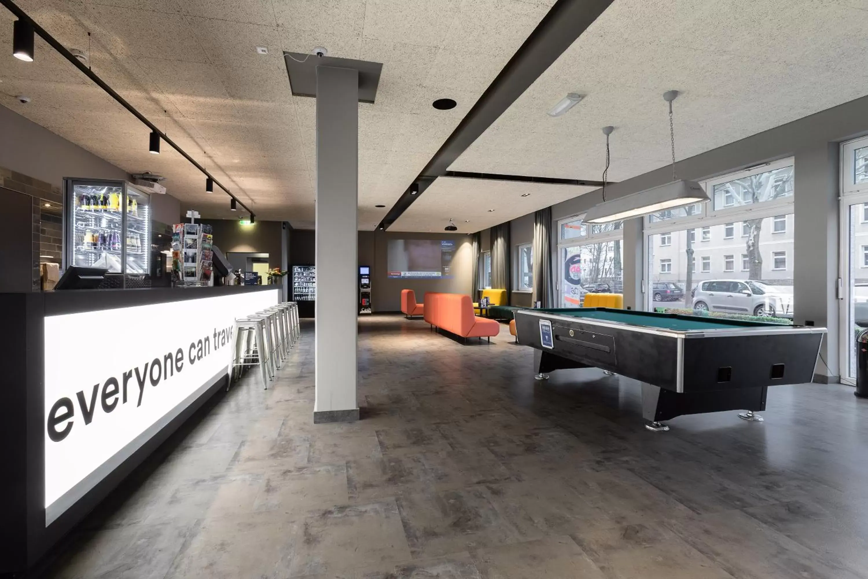 Lobby or reception in a&o Berlin Hauptbahnhof Lobby or reception in a&o Berlin Hauptbahnhof