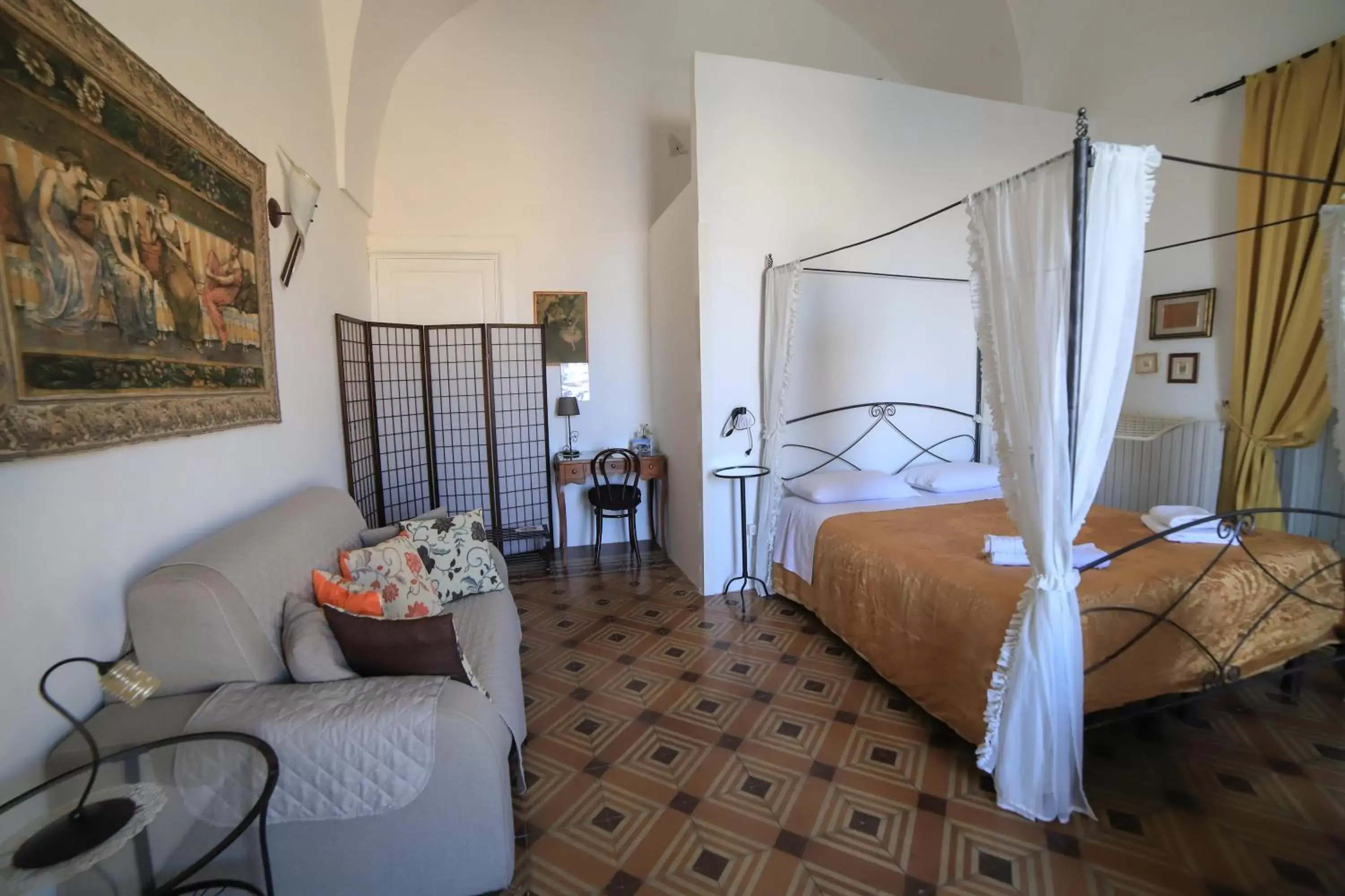 Bedroom in Palazzo Barba