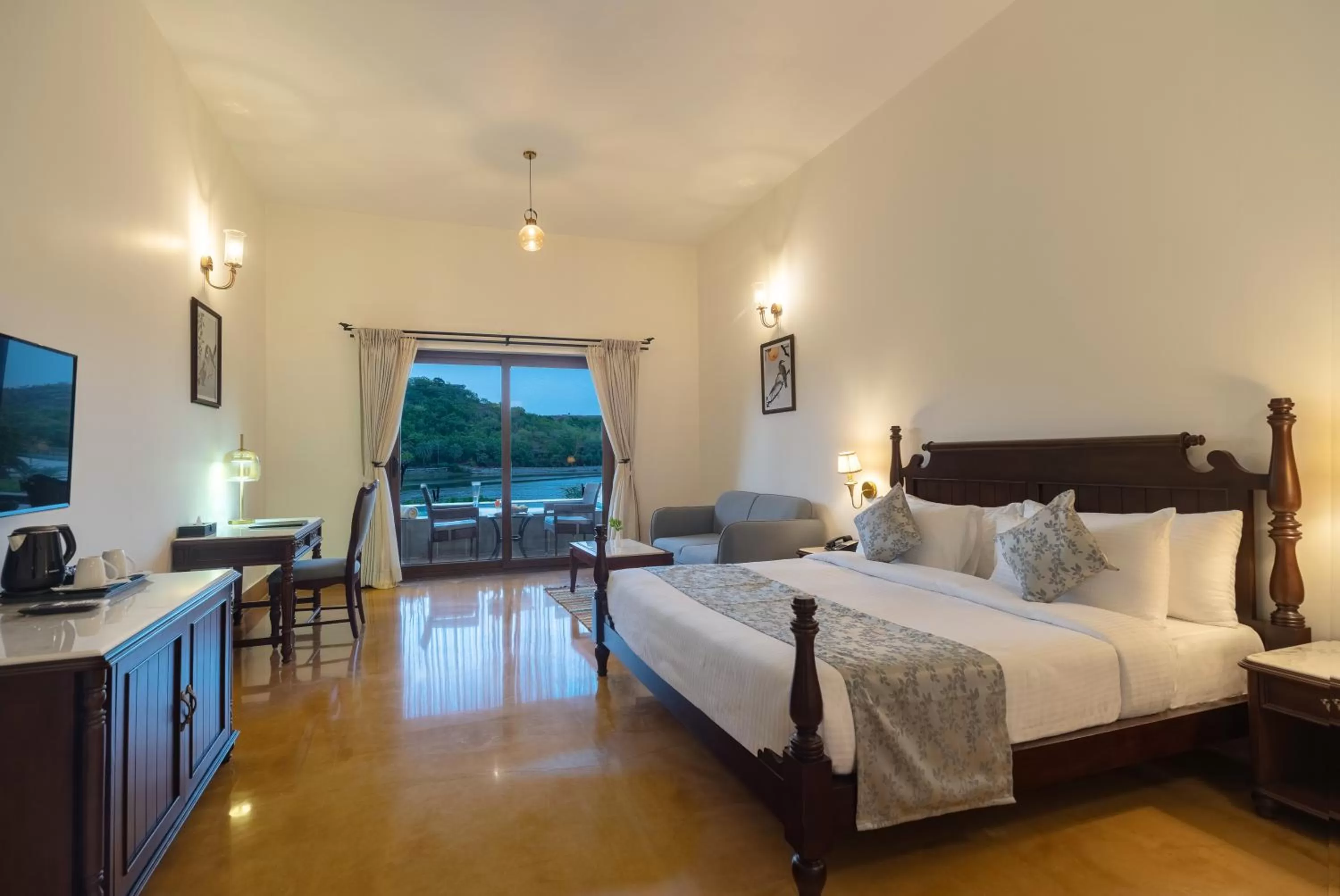 Property building, Bed in Sarasiruham Resort - Private Pool Villa in Udaipur
