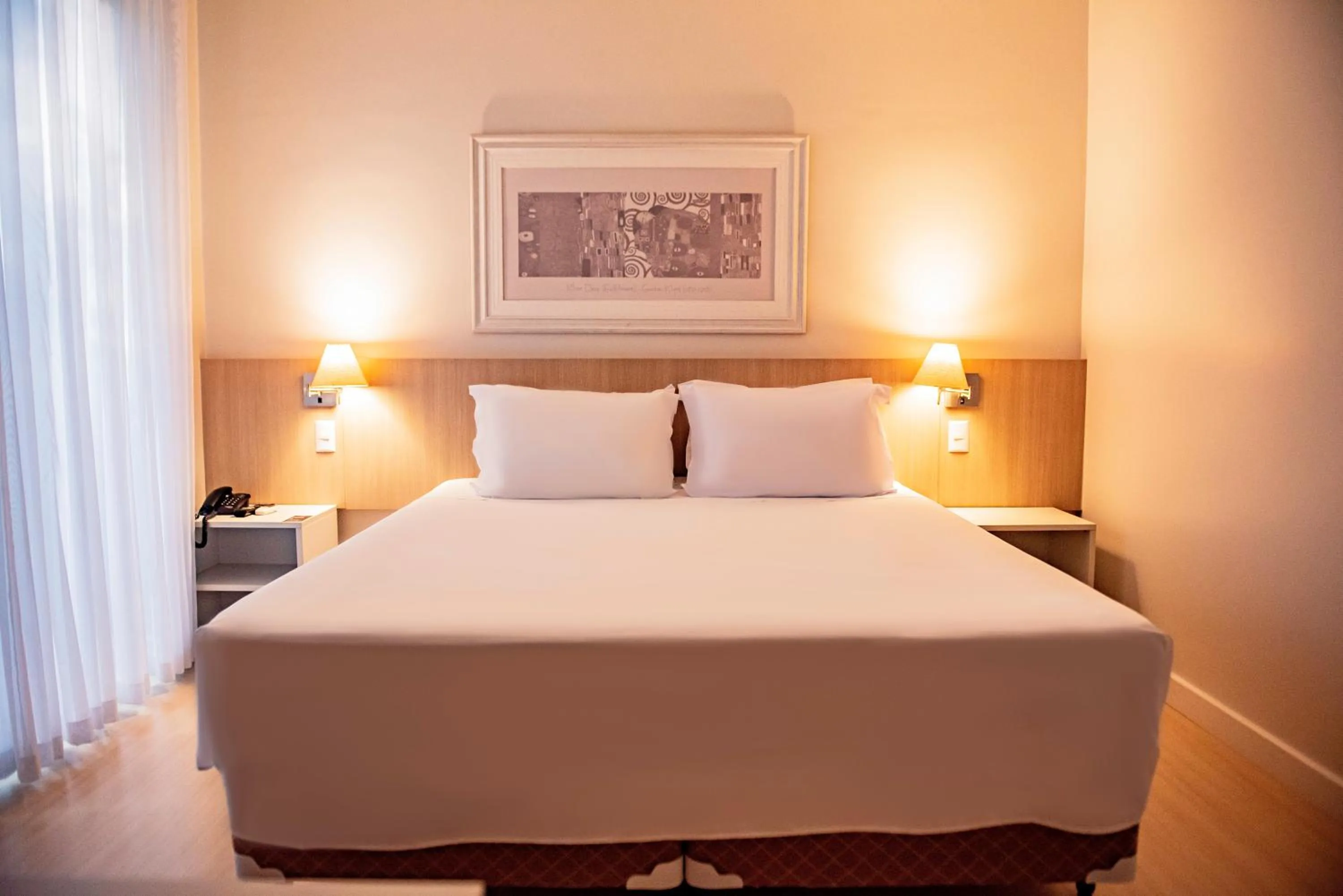 Bed in Charrua Hotel