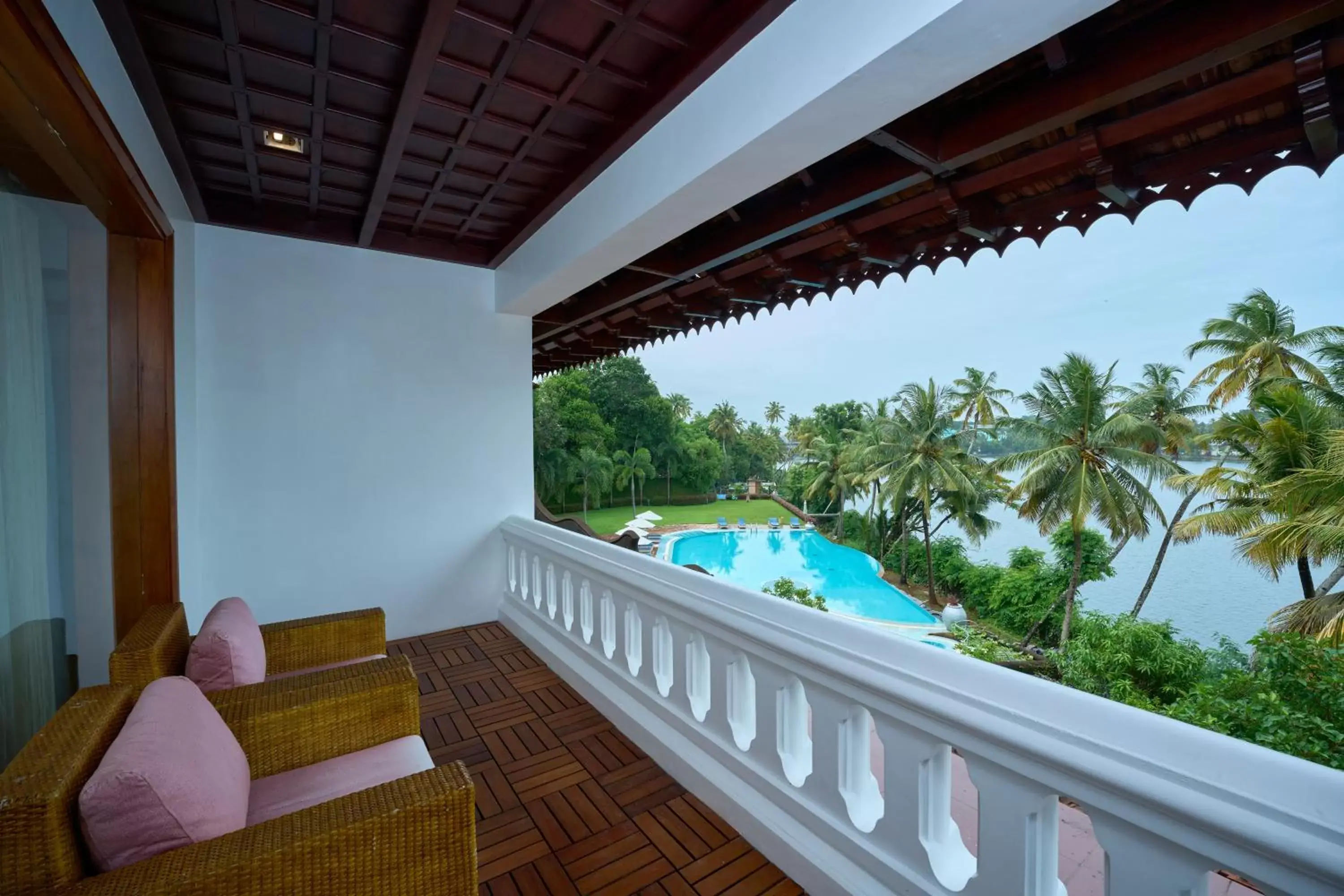 View (from property/room), Pool View in The Leela Ashtamudi, A Raviz Hotel