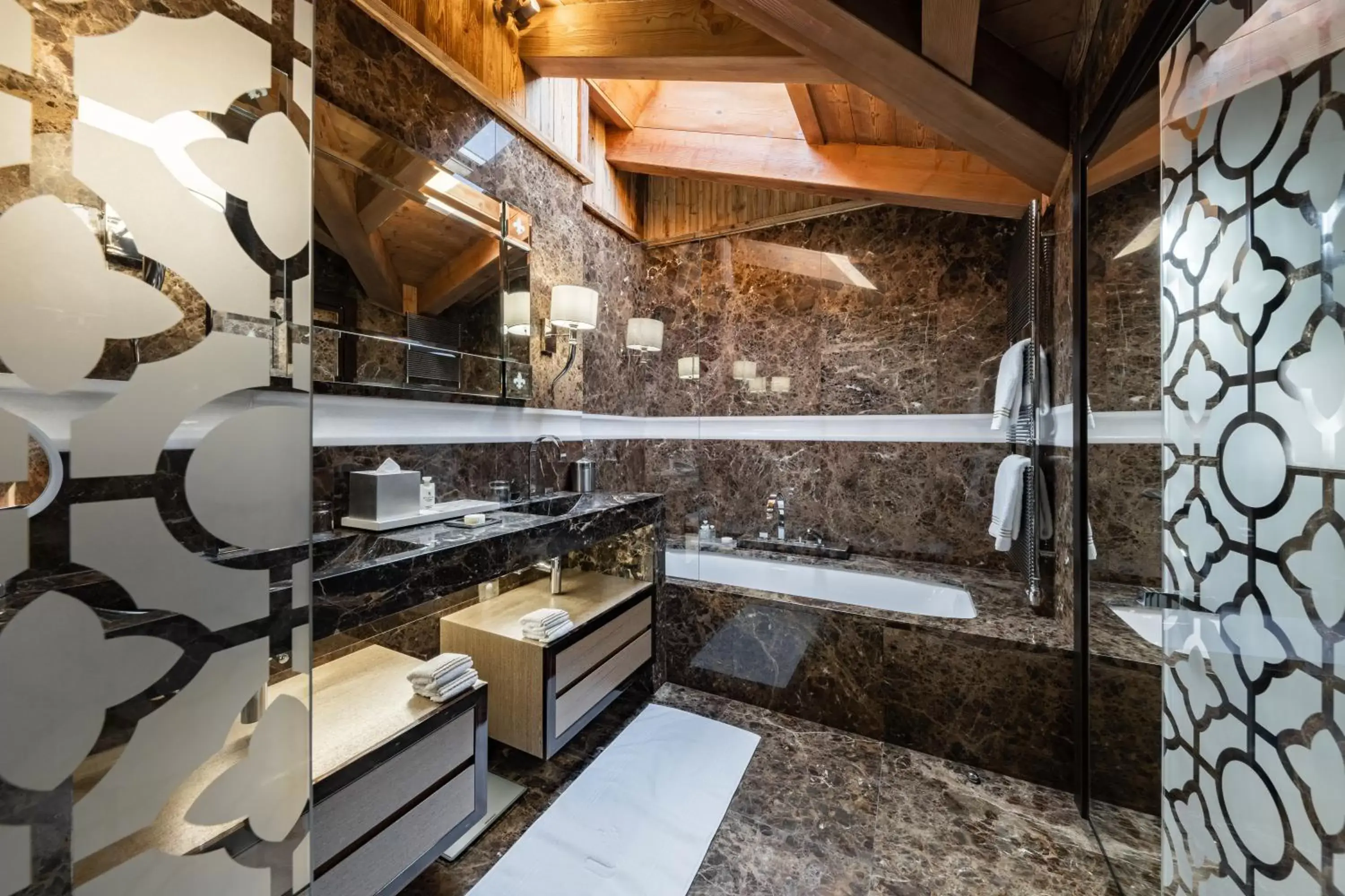 Bathroom in Ultima Gstaad