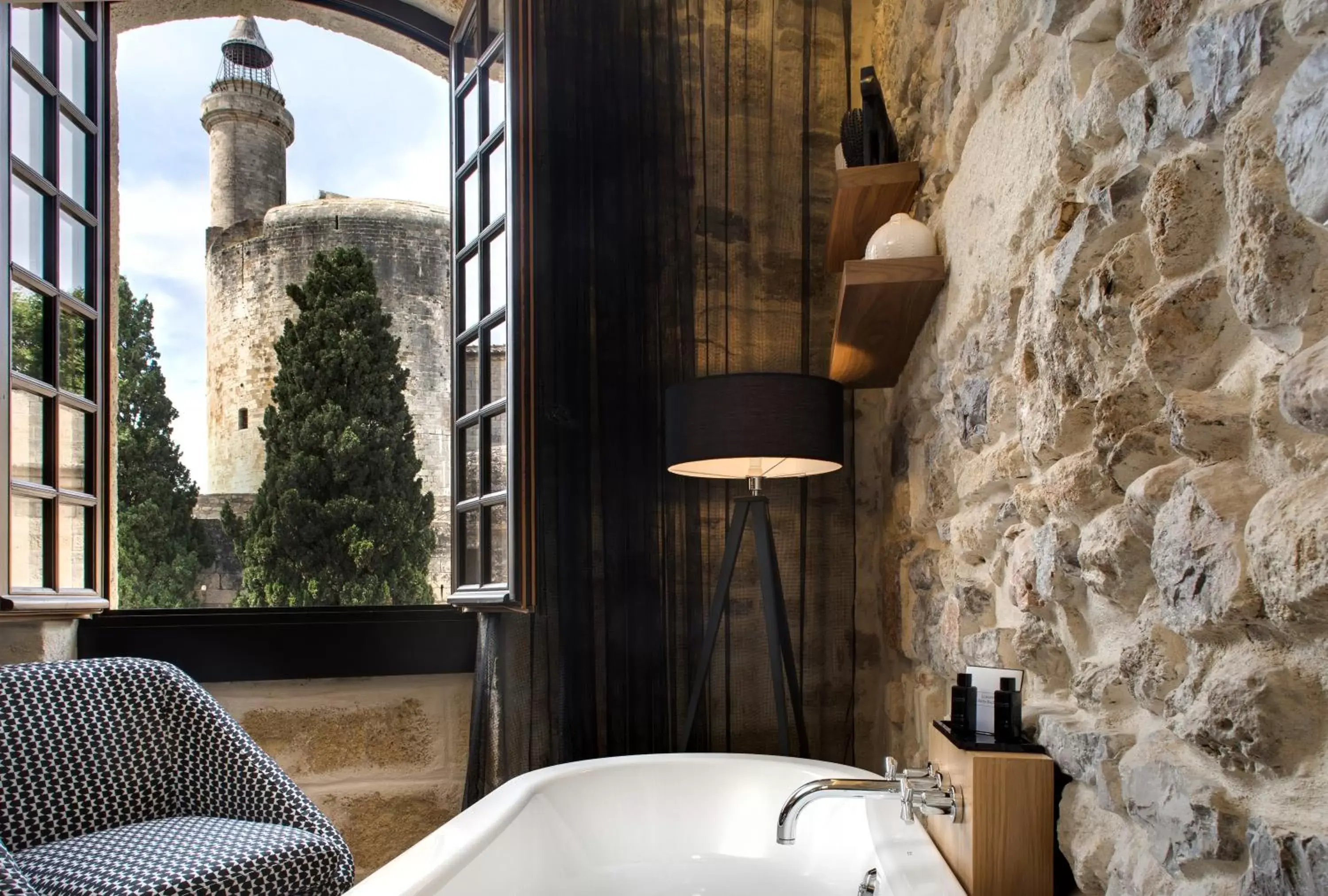 Landmark view, Bathroom in Boutique Hôtel des Remparts & Spa