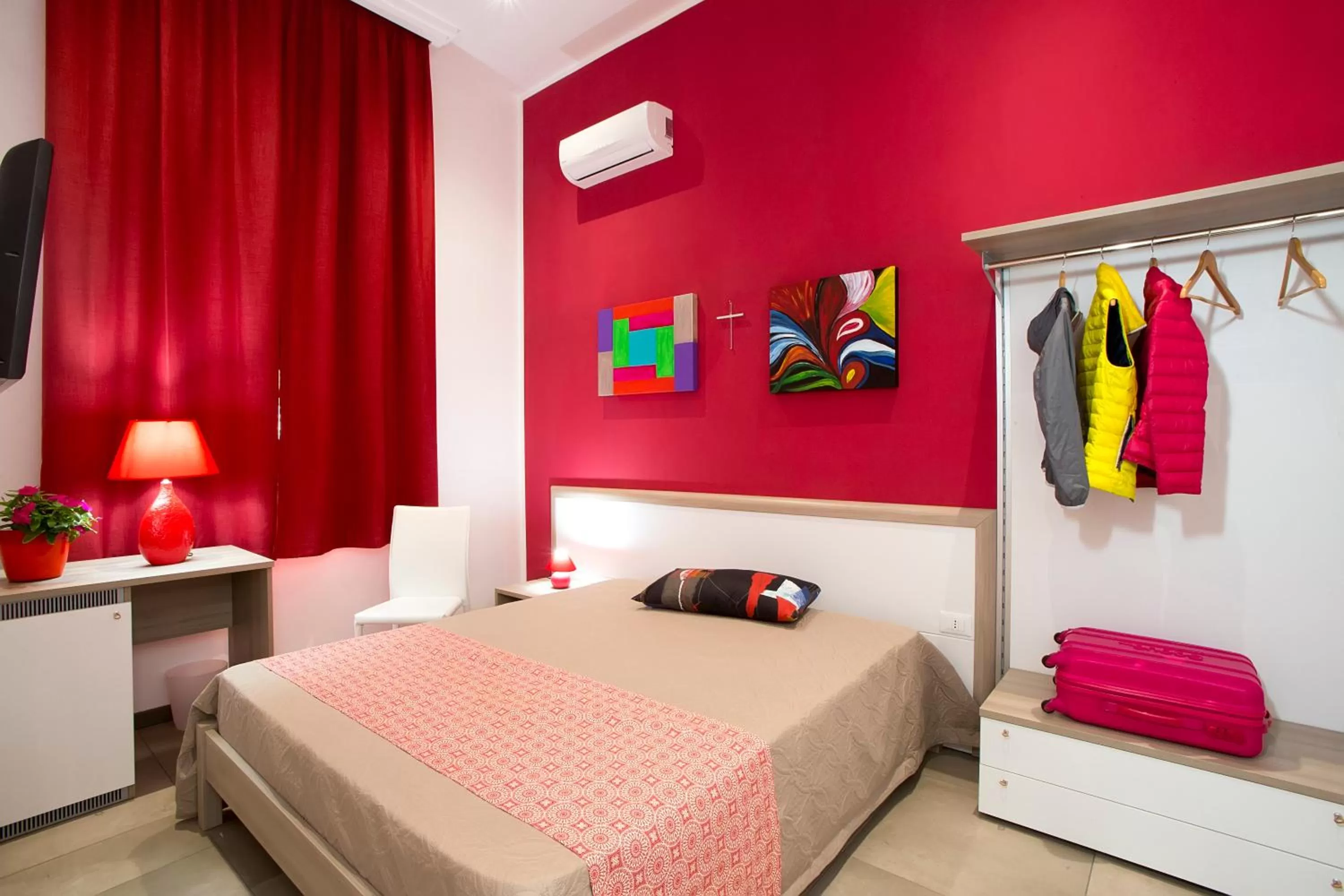 Bedroom, Bed in La Rocca Scavata