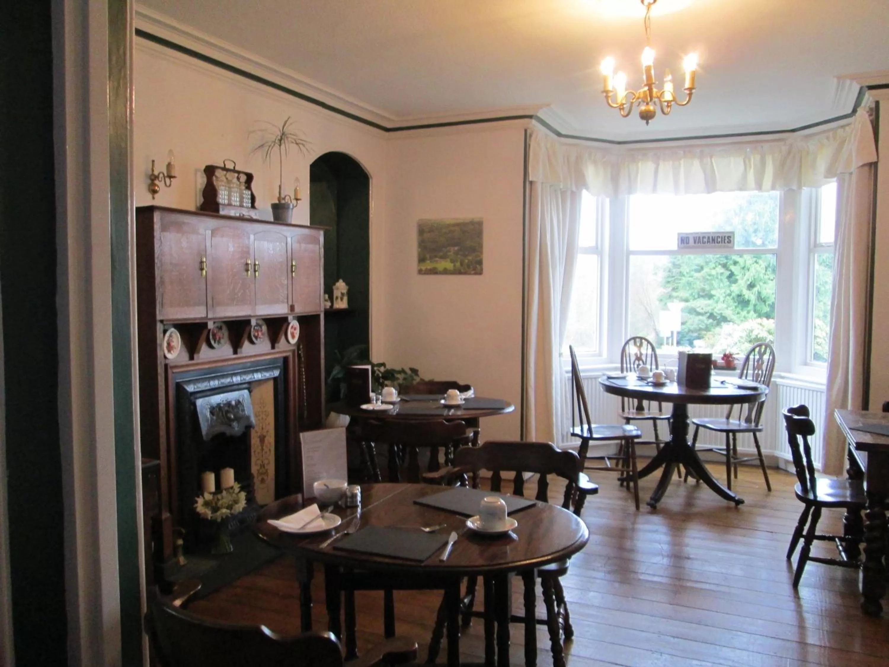 Restaurant/places to eat in Brooklands Guest House