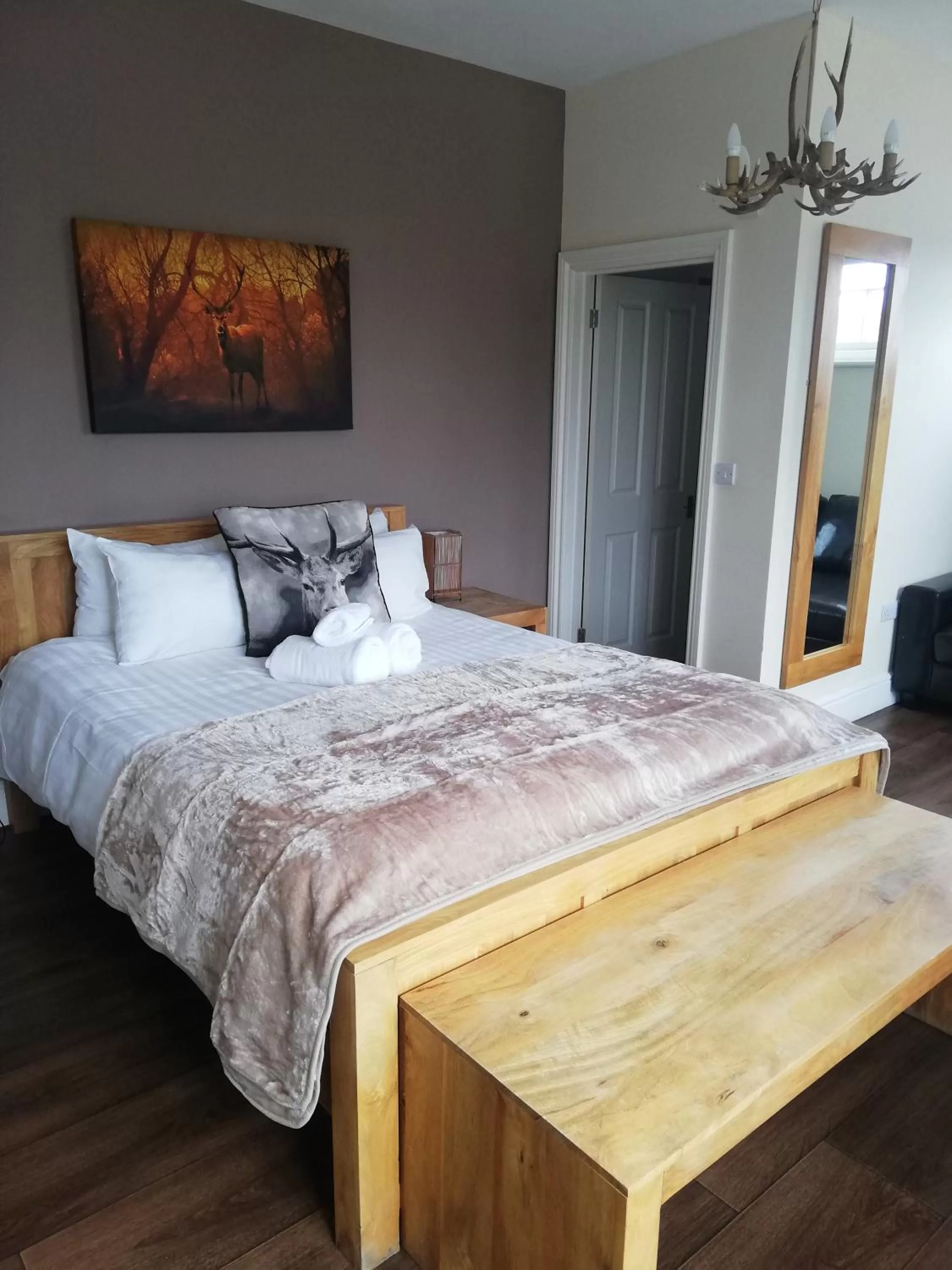 Bed in The Trusty Servant Inn