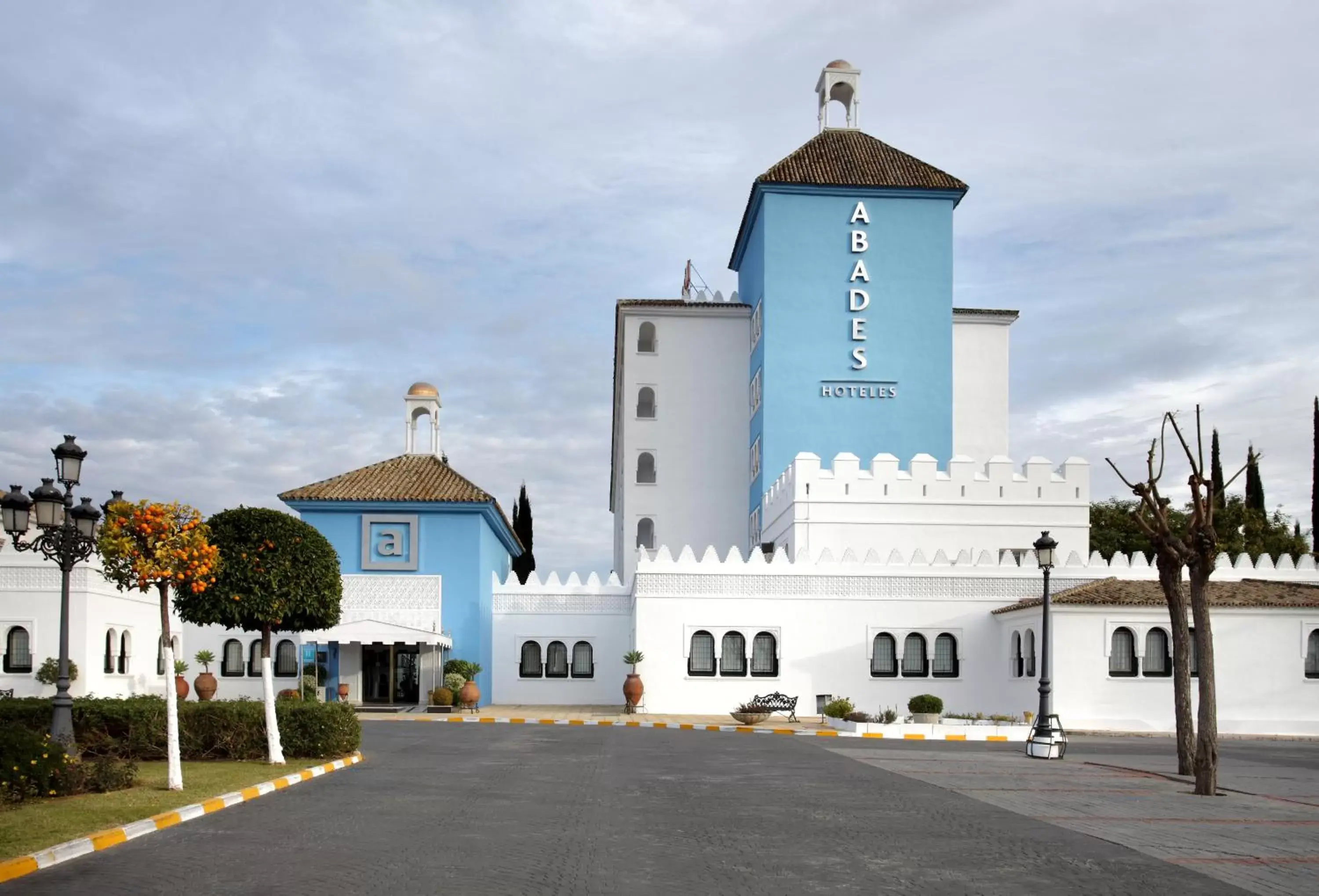 Facade/entrance, Property Building in Hotel Abades Benacazon