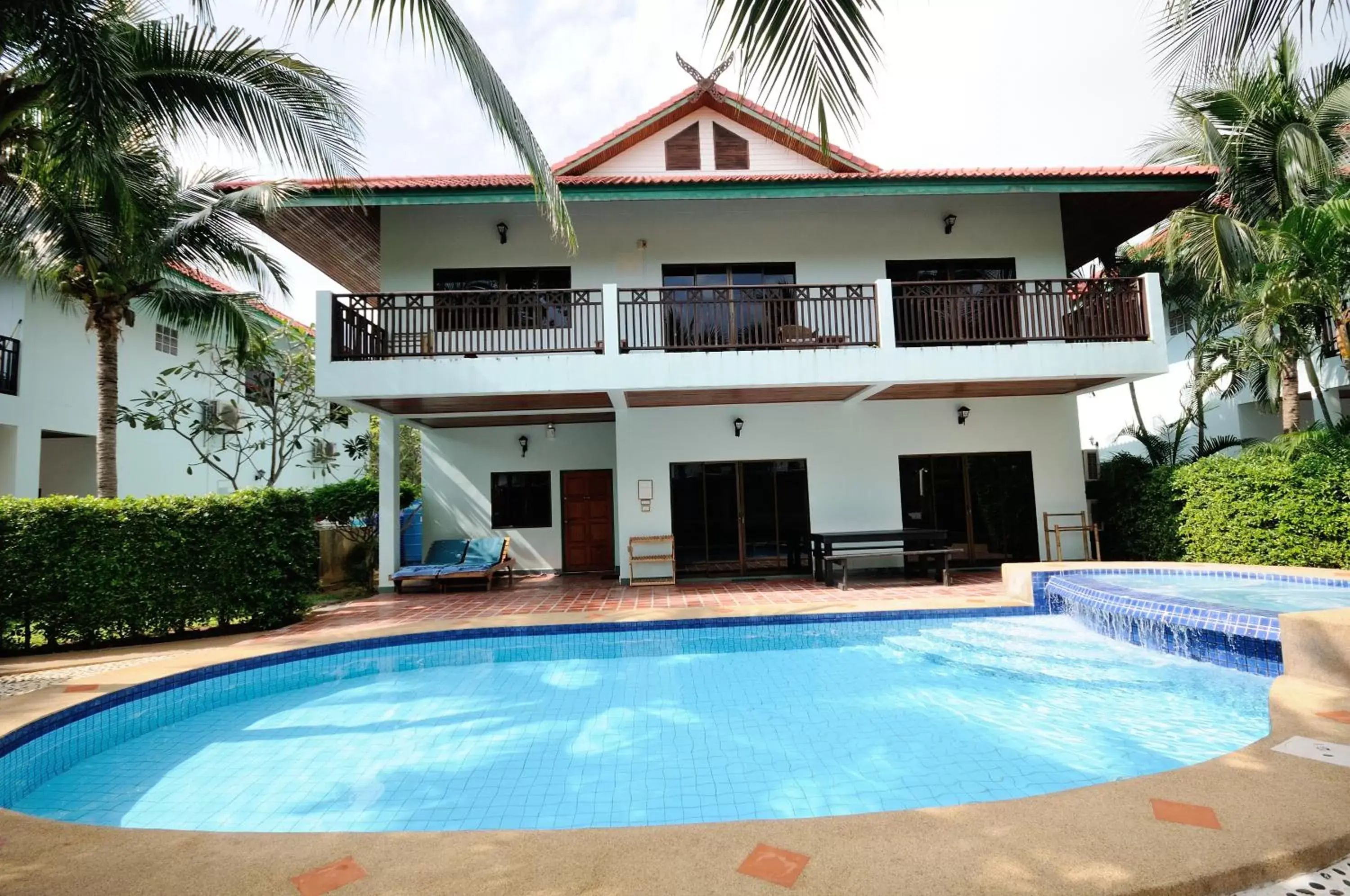 Patio, Property Building in Dolphin Bay Beach Resort