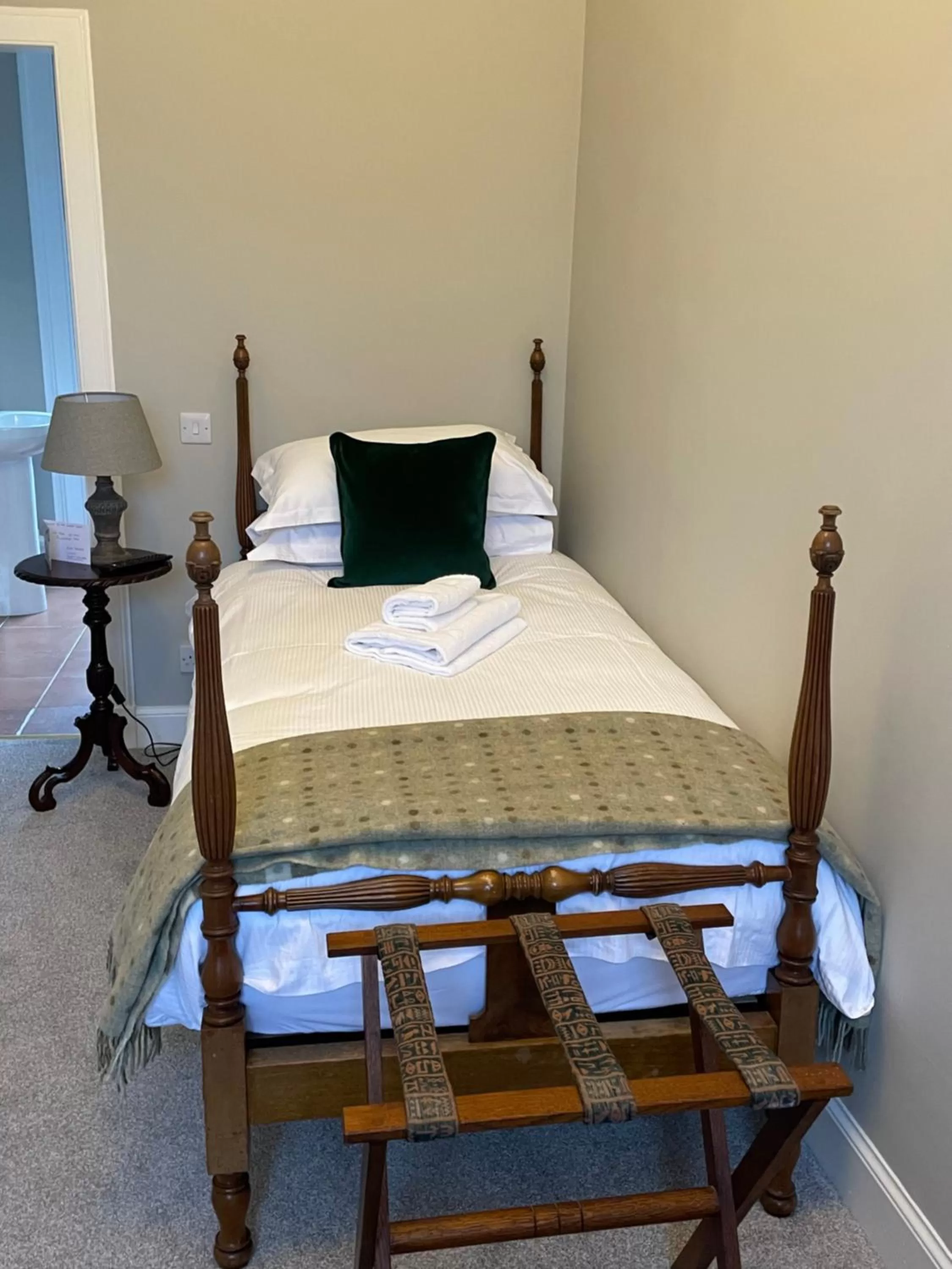 Bed in The Garret Hotel