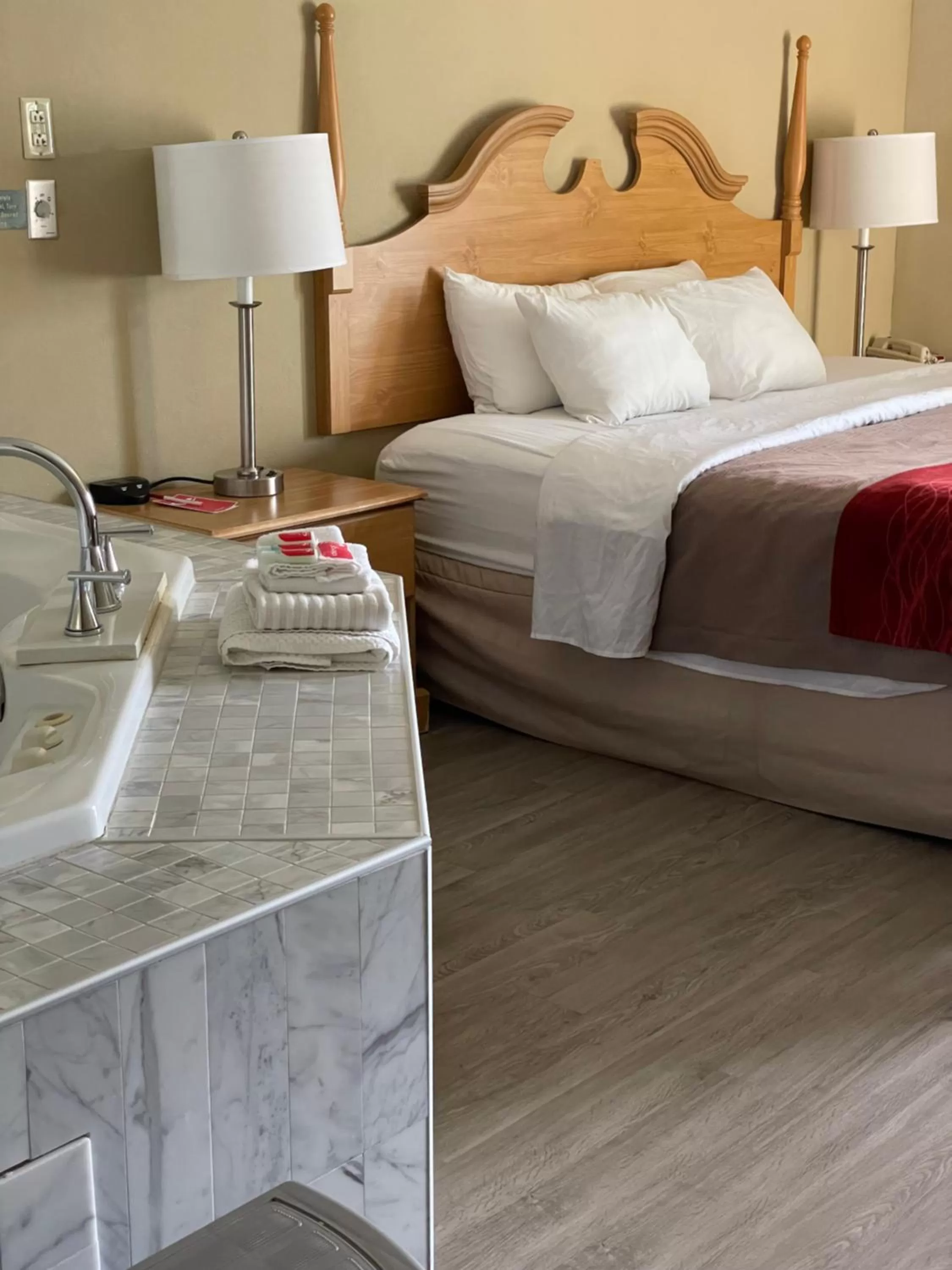 Photo of the whole room, Bed in Econo Lodge Newport Smoky Mountains Gateway