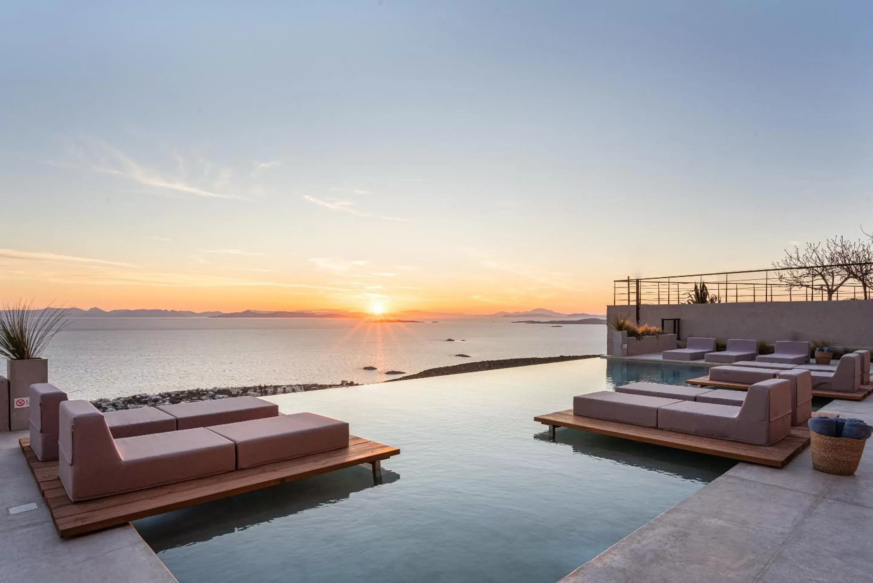 Pool view in Saronida Hills