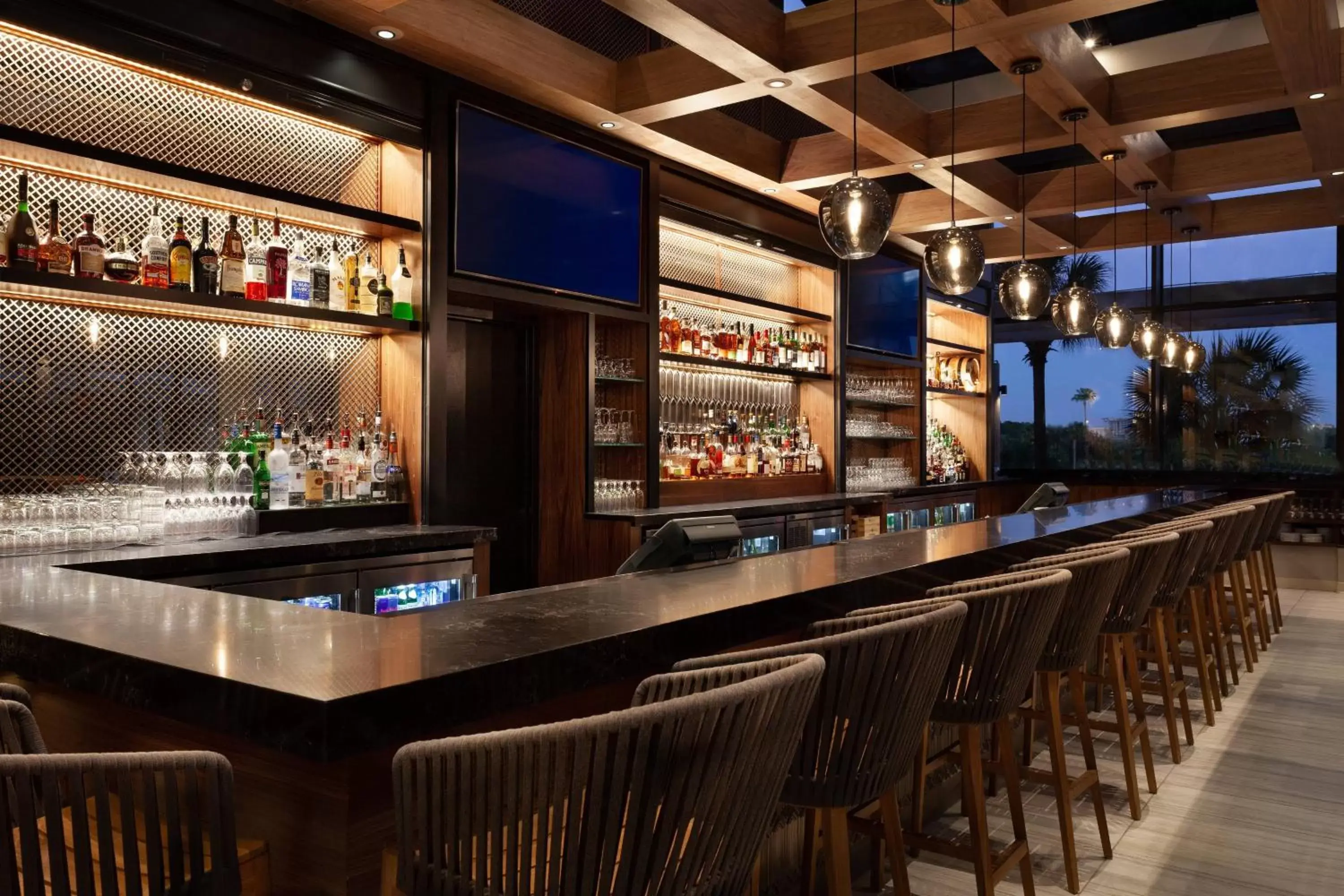 Lobby or reception, Lounge/Bar in Orlando World Center Marriott