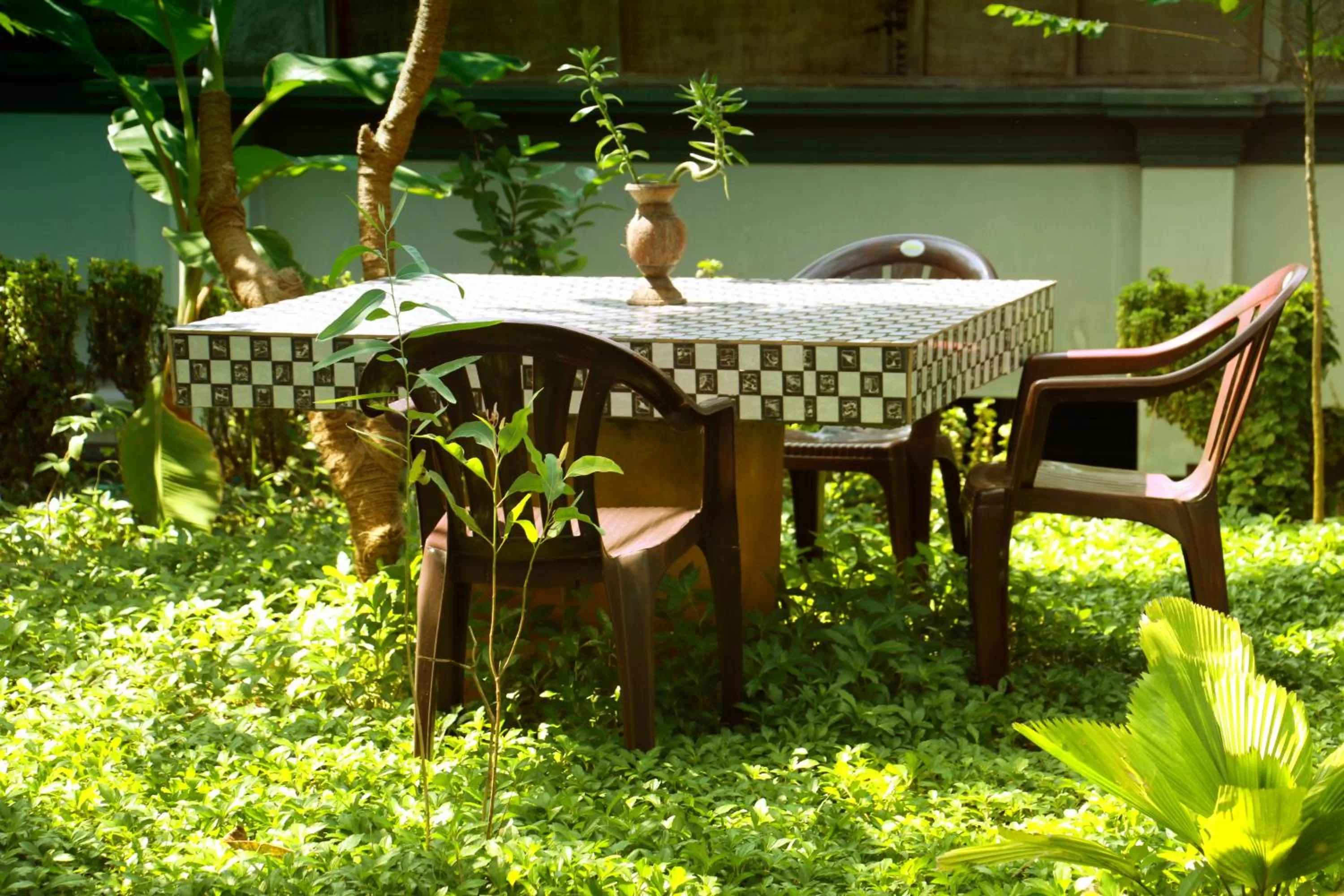 Drinks in Anitha's Garden Stay