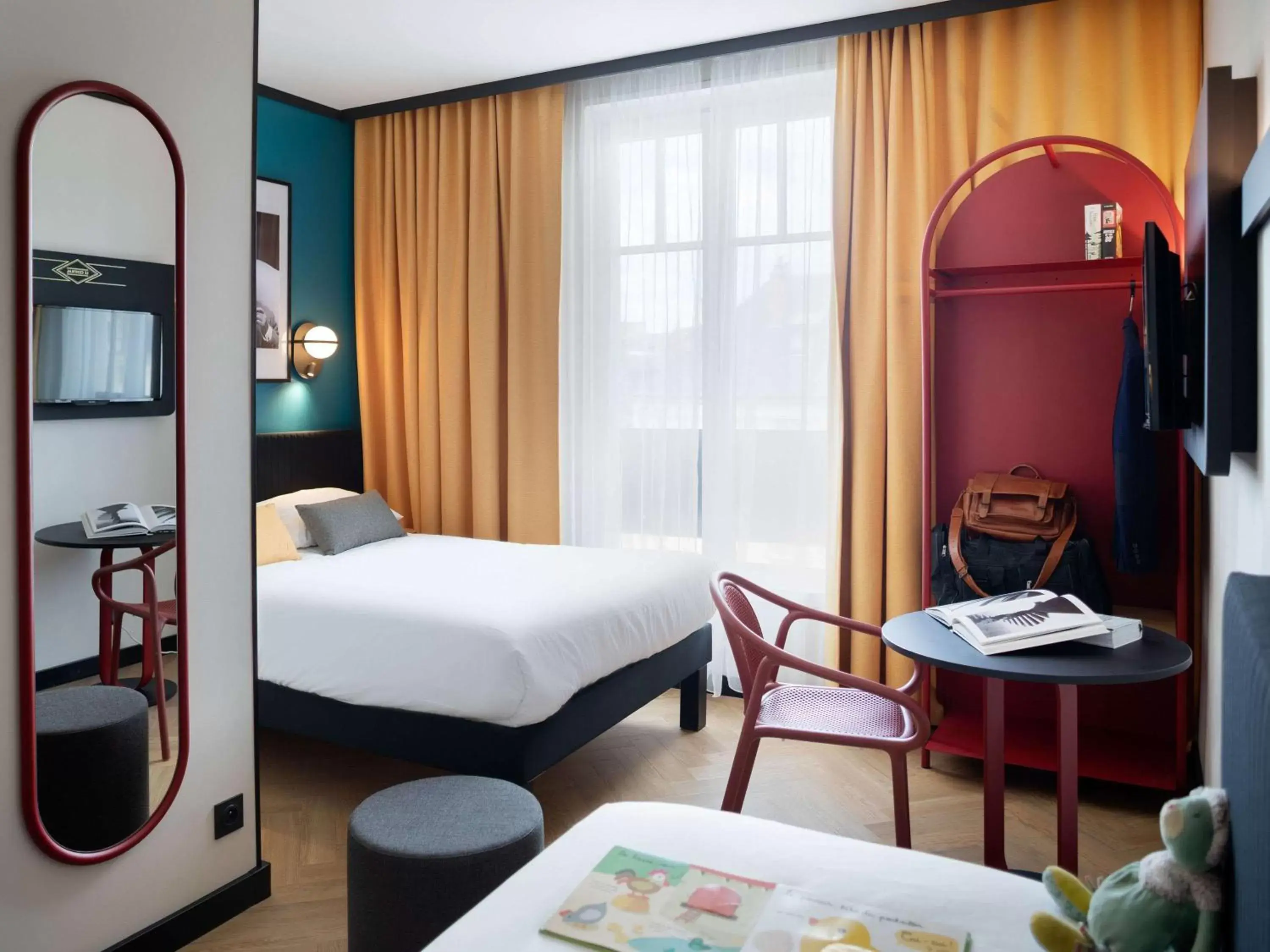 Bedroom, Bed in ibis Styles Dijon Central Bedroom, Bed in ibis Styles Dijon Central