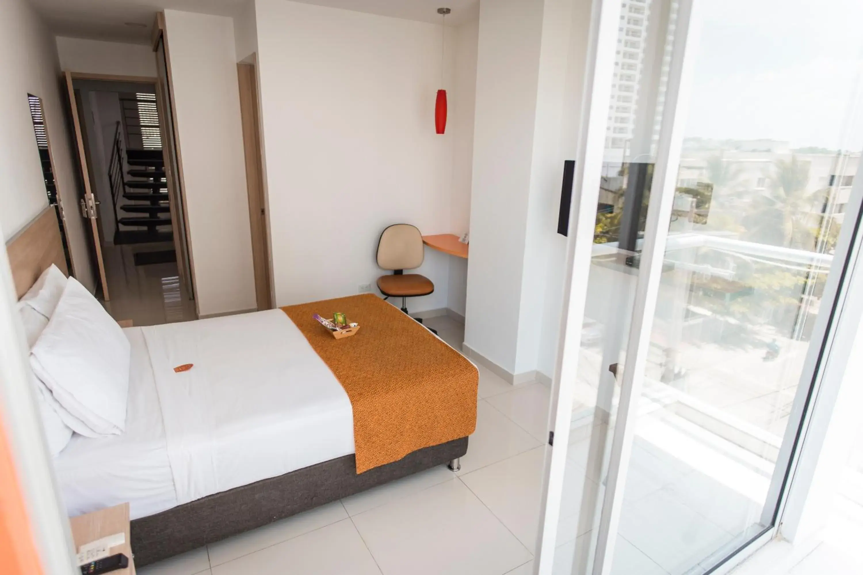 Bed in Hotel Cabrero Mar