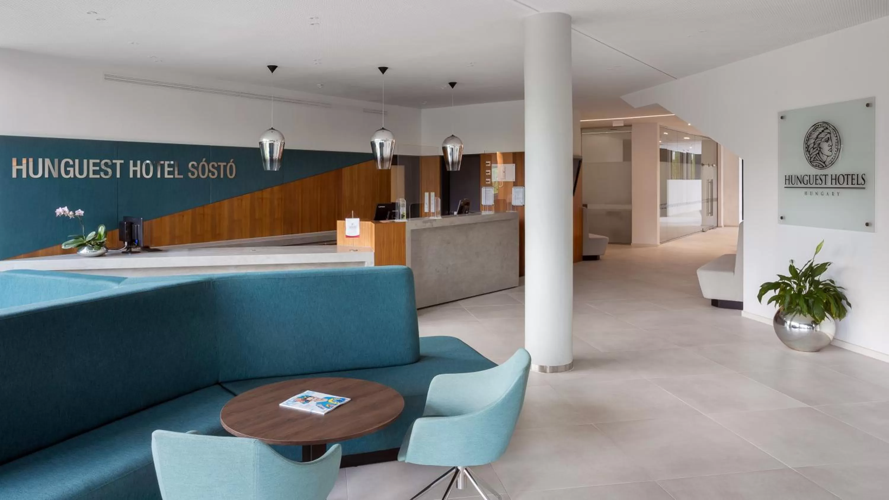 Lobby or reception in Hunguest Hotel Sóstó