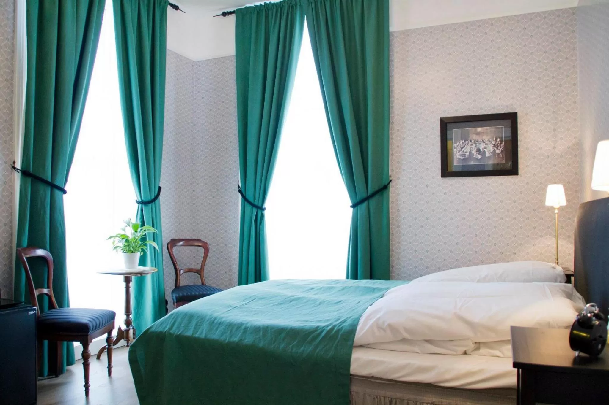 Bed in Hotel Kong Carl - Unike Hoteller