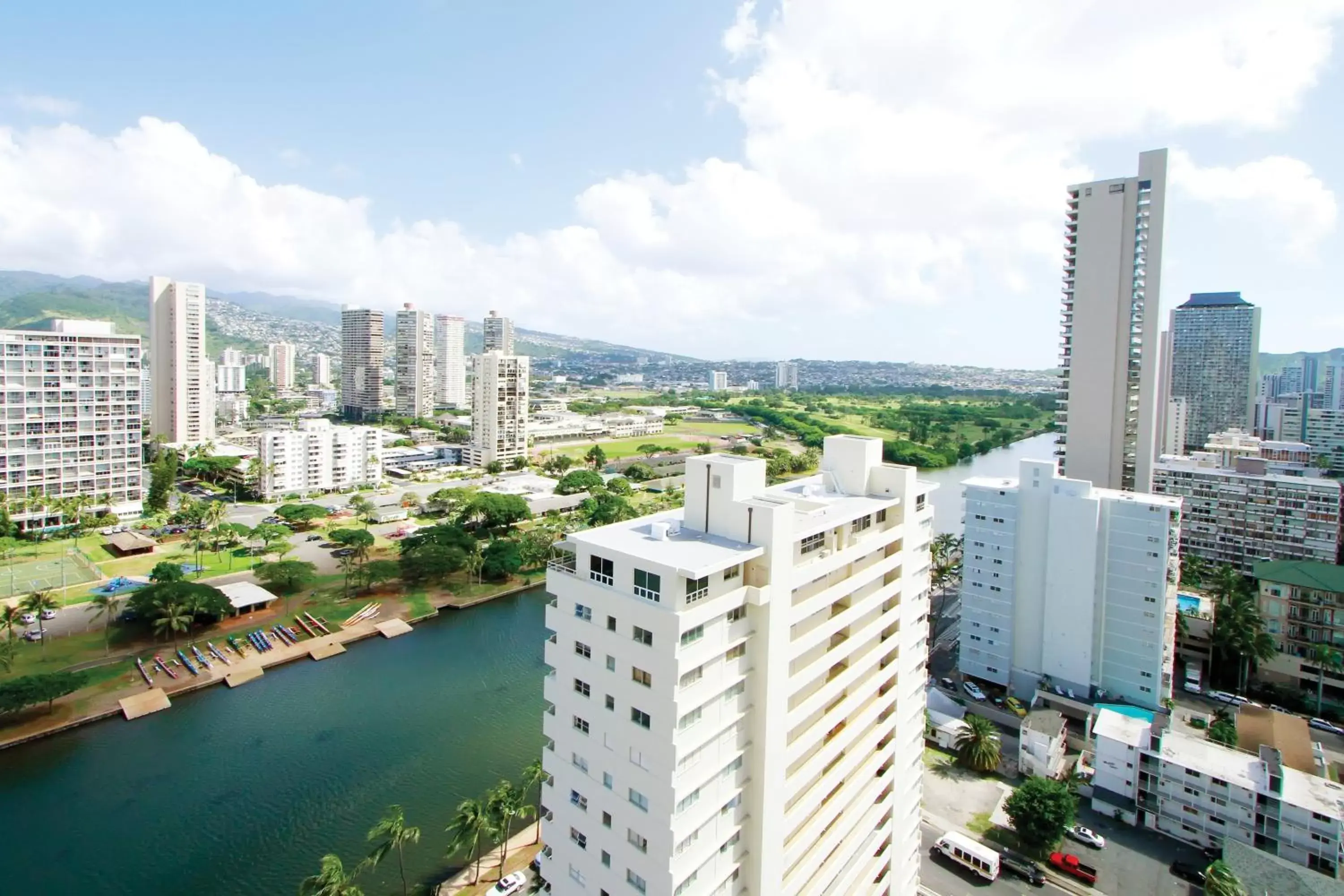 Property building, Bird's-eye View in Wyndham Vacation Resorts Royal Garden at Waikiki