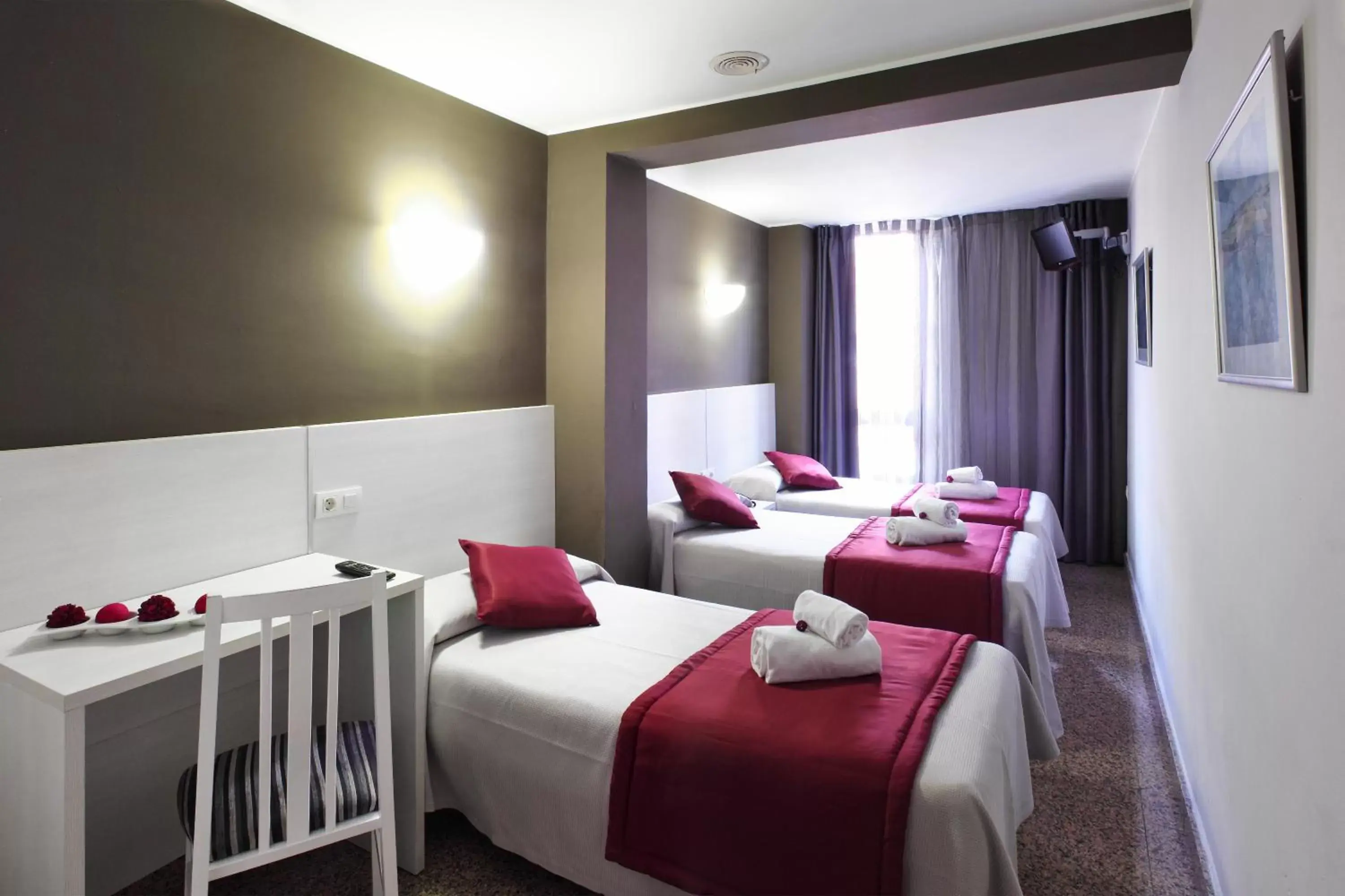 Bed in Hotel Nuevo Triunfo