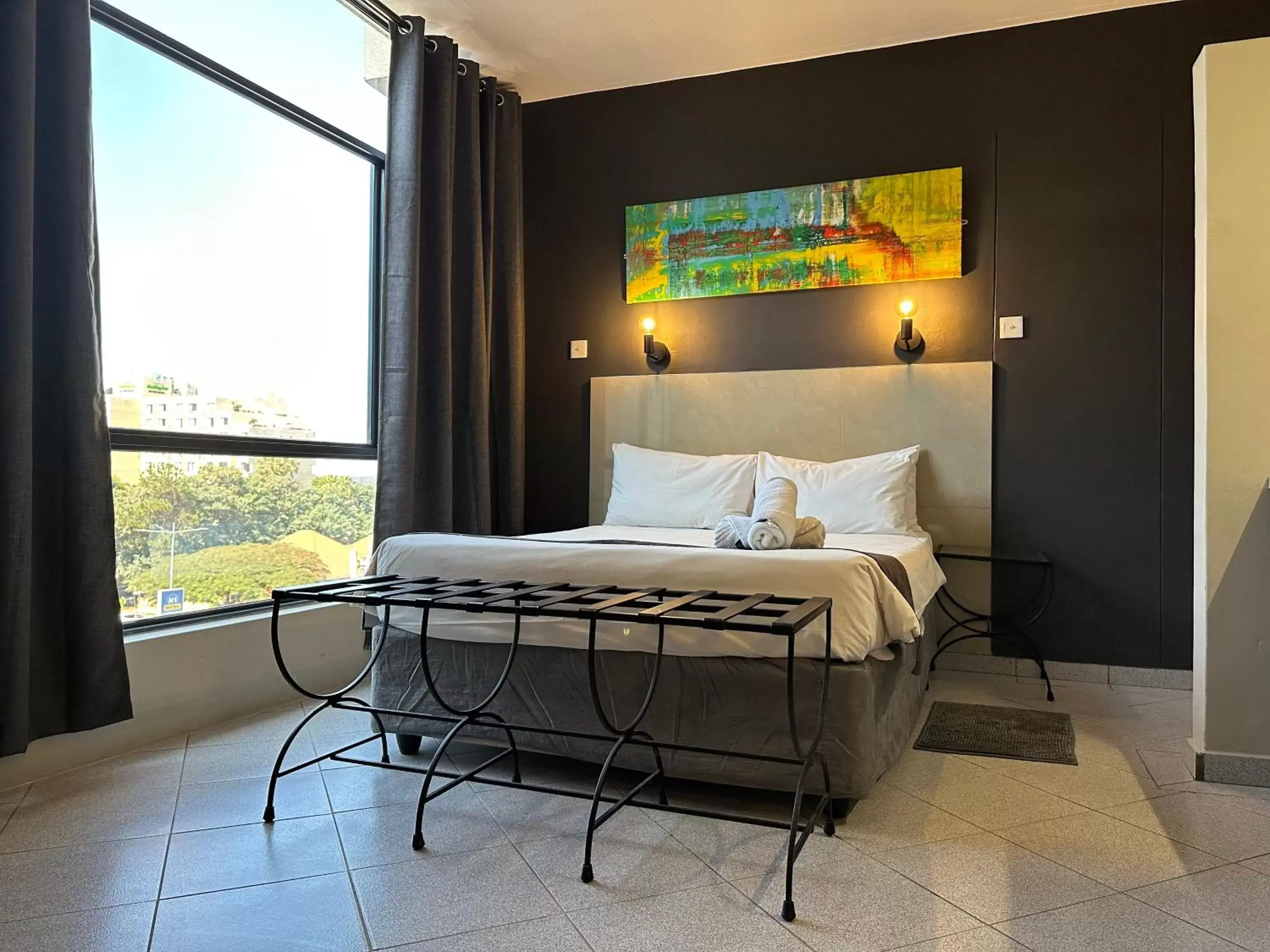 Bed in N1 Hotel Samora Machel Harare