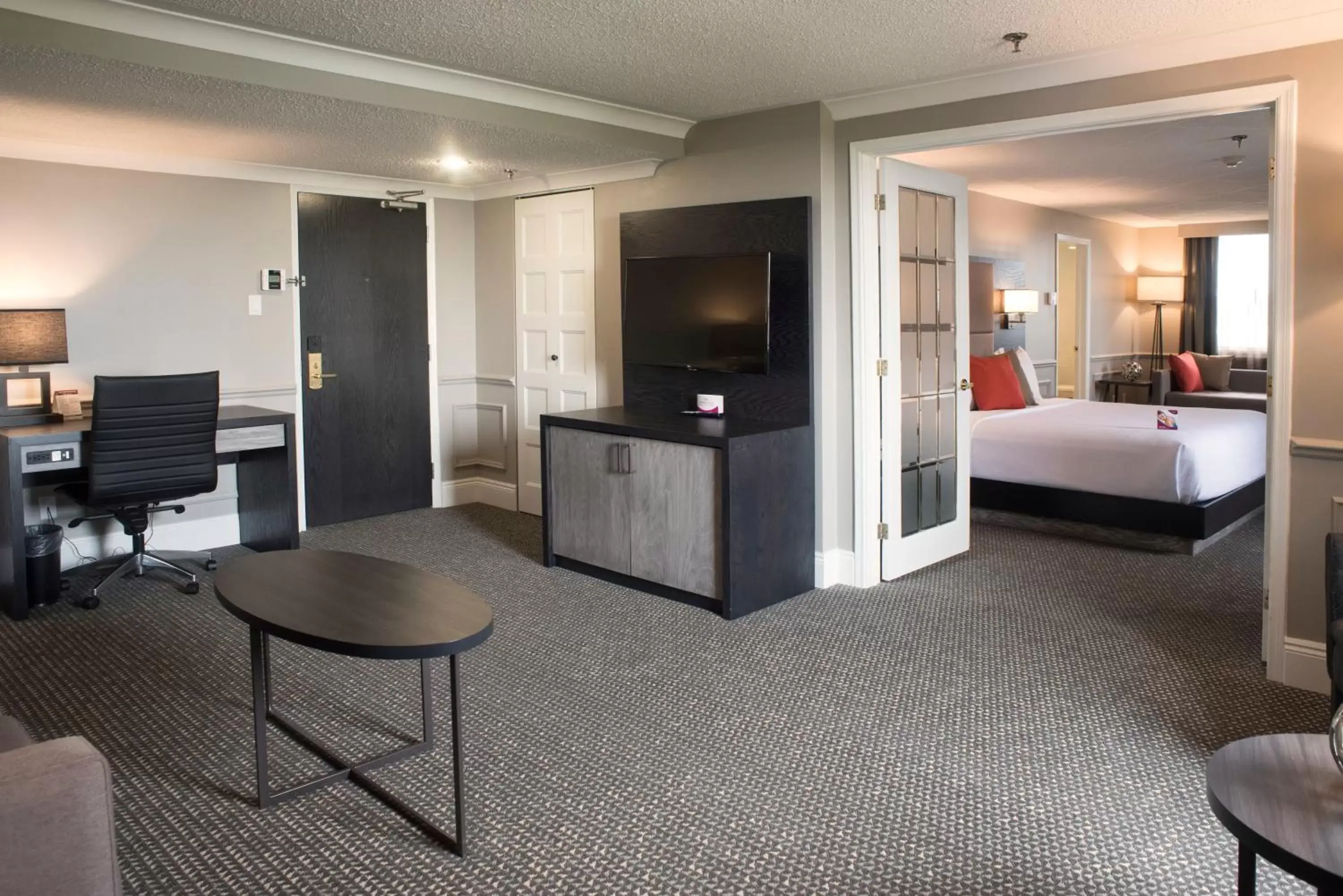 Photo of the whole room, TV/Entertainment Center in Crowne Plaza Fredericton Lord Beaverbrook, an IHG Hotel
