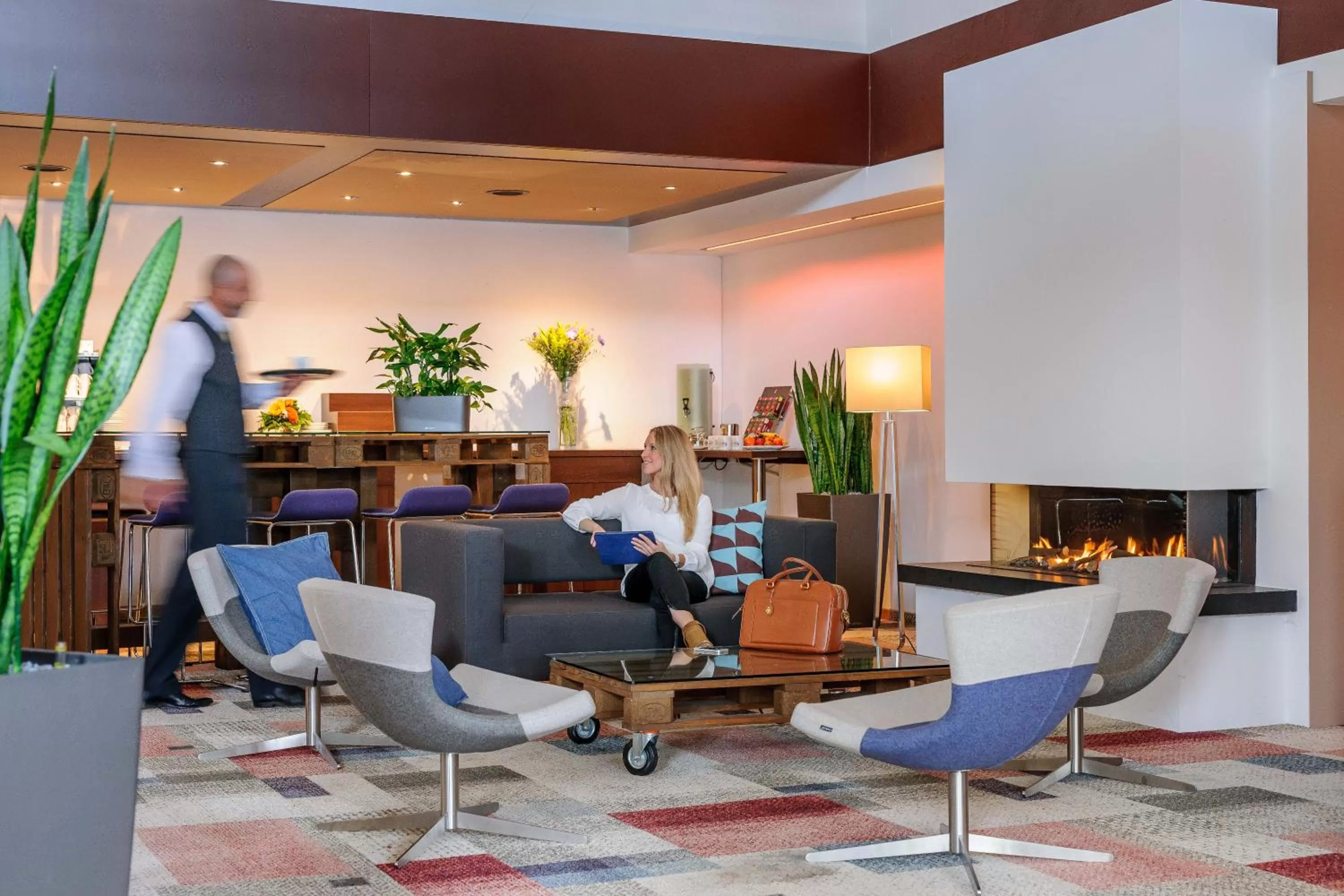 Lounge or bar in Mercure Hotel Düsseldorf Ratingen