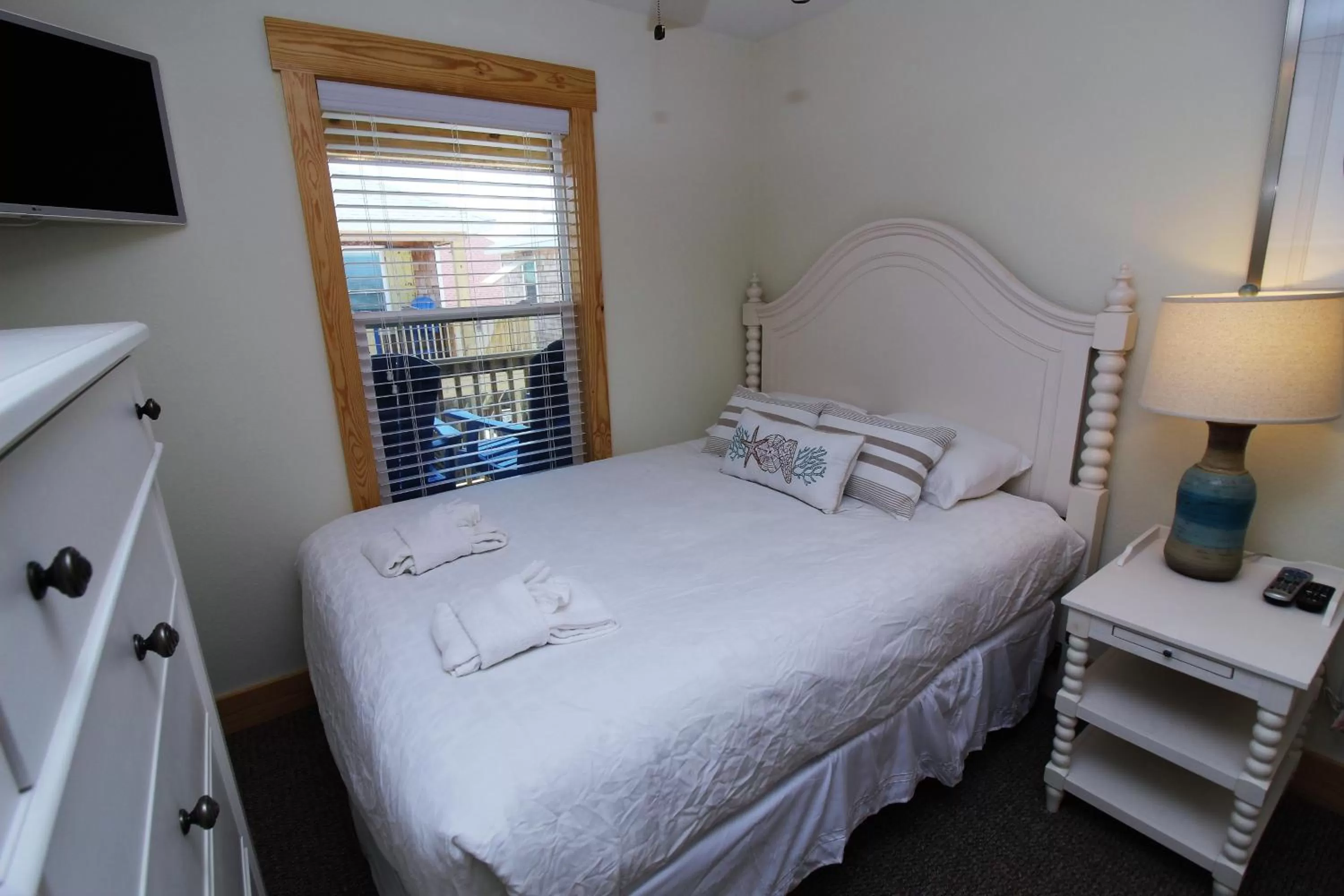 Bedroom, Bed in Whalebone Ocean Cottages by KEES Vacations