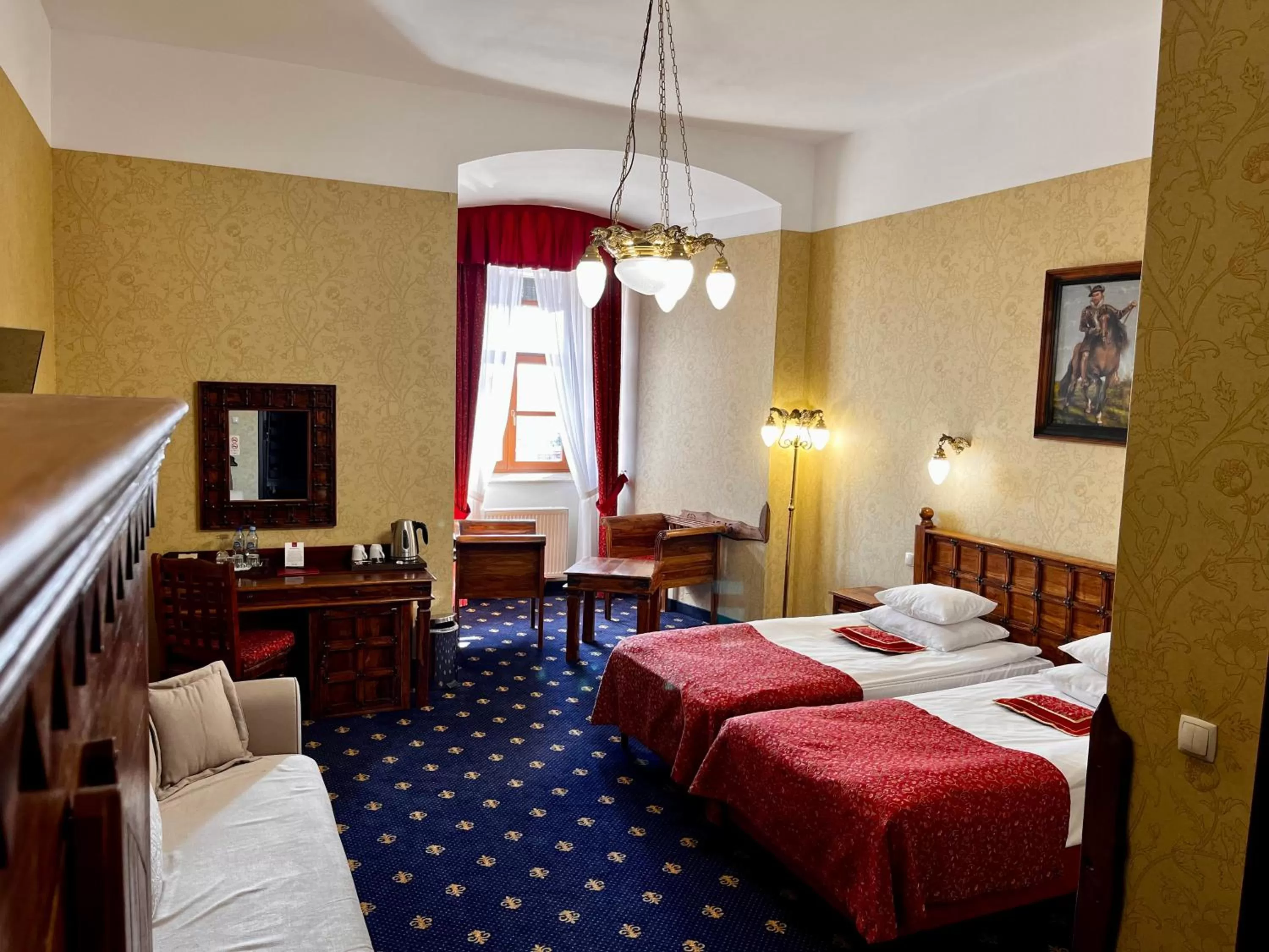 Photo of the whole room, Bed in Hotel Zamek Ryn
