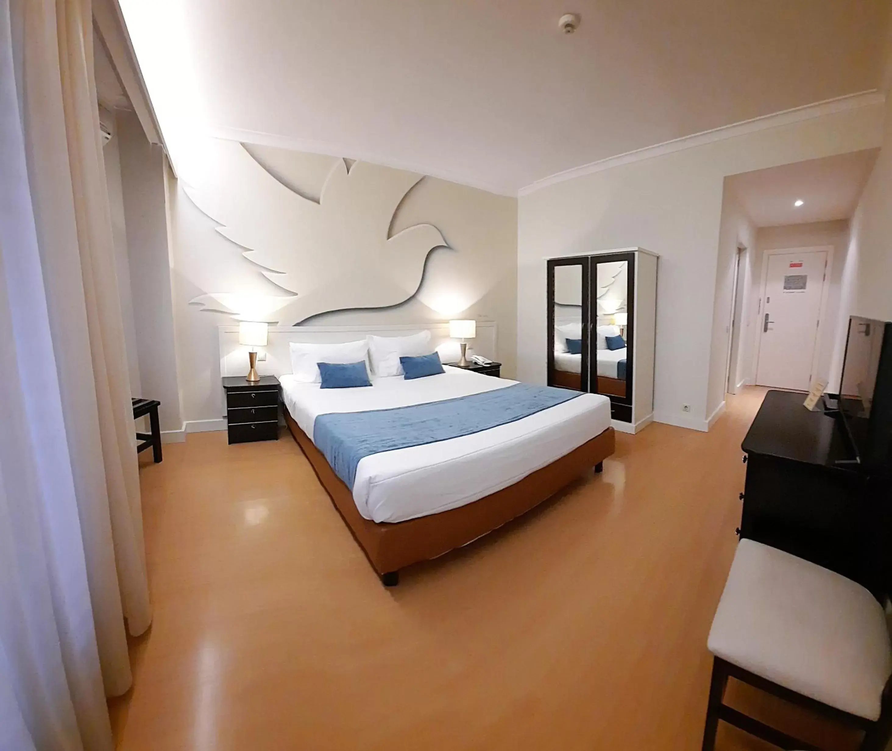 Bed in Hotel Aleluia