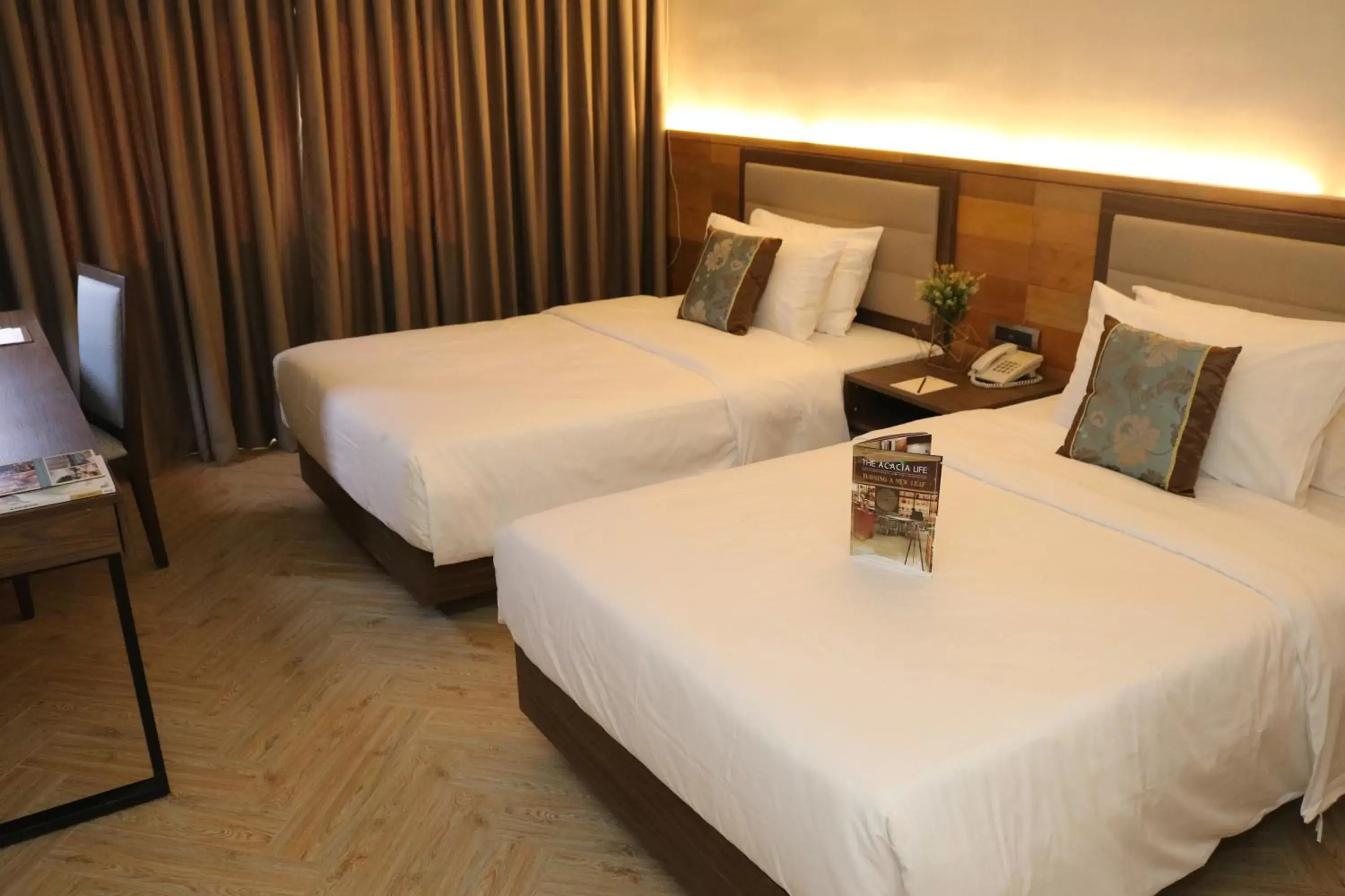 Bed in Acacia Hotel Bacolod