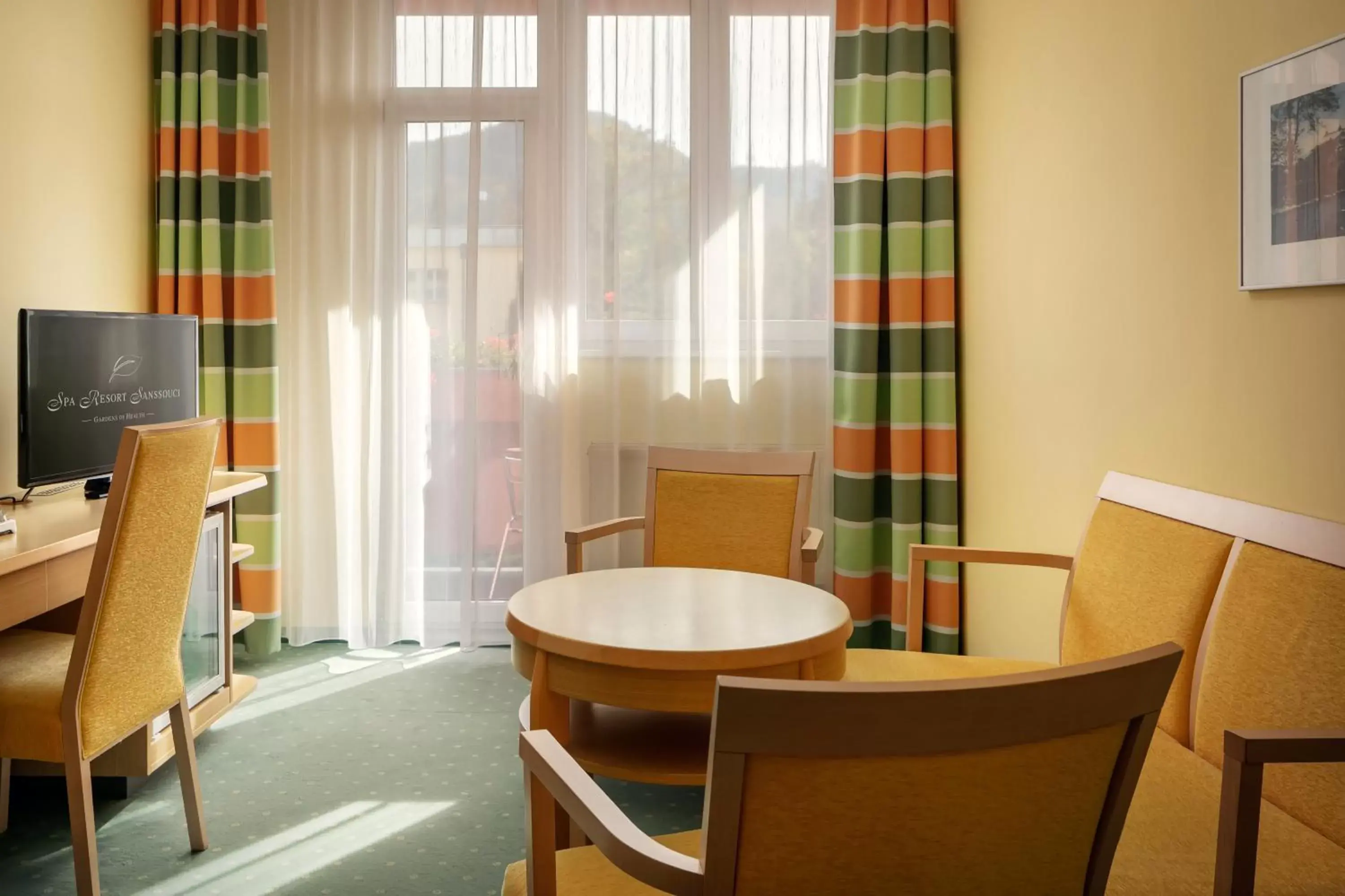 Living room, Dining Area in Spa Resort Sanssouci