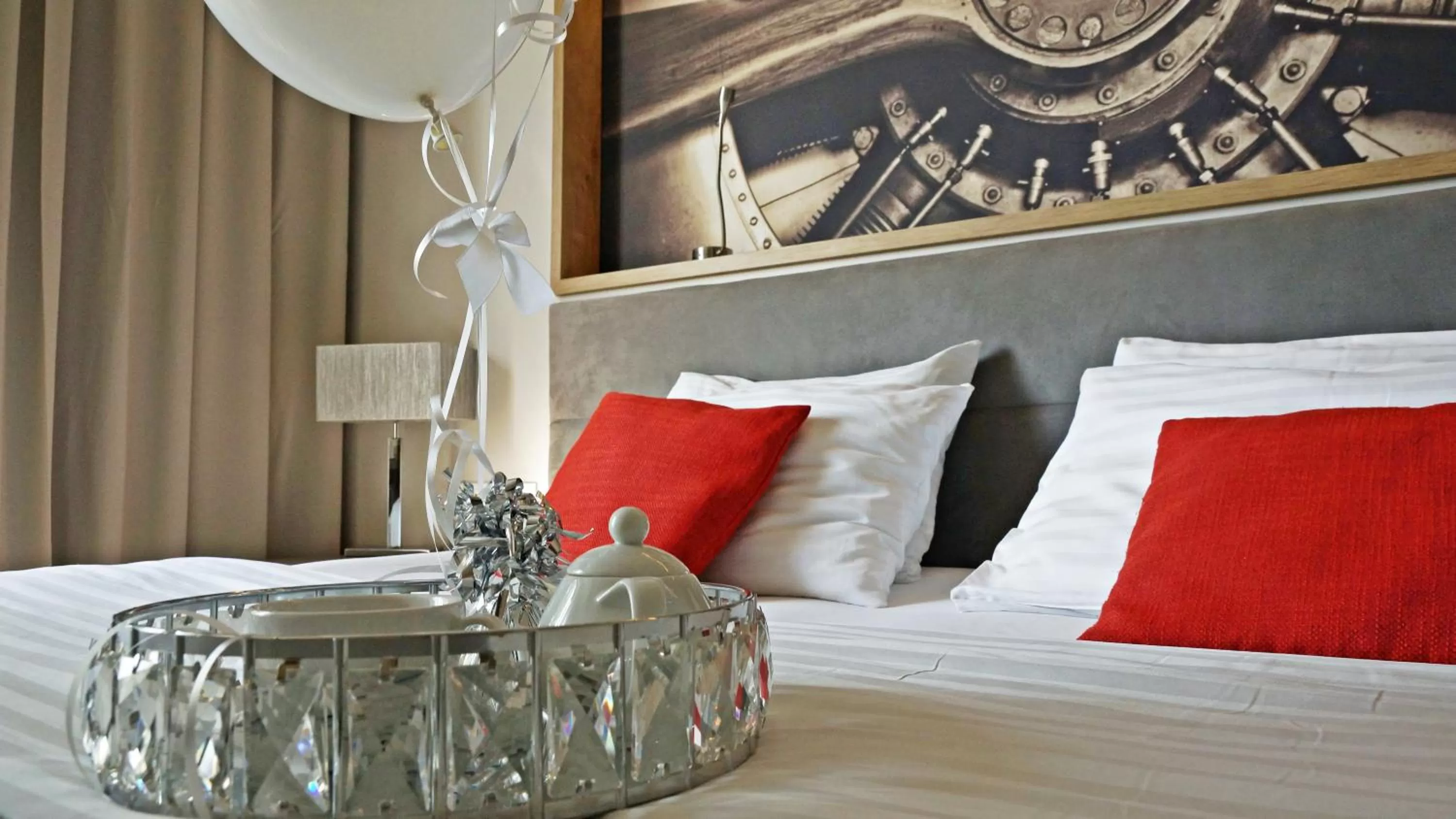 Decorative detail, Bed in Hotel Forza