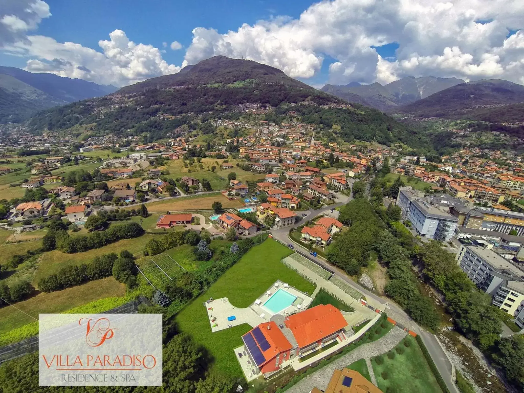 Day, Bird's-eye View in Residence Villa Paradiso