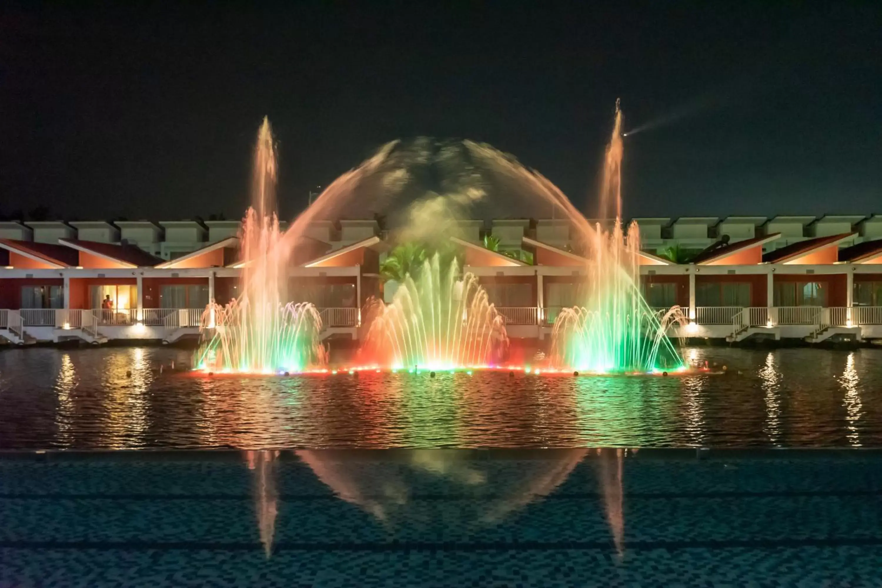 Night, Swimming Pool in Tasik Villa International Resort