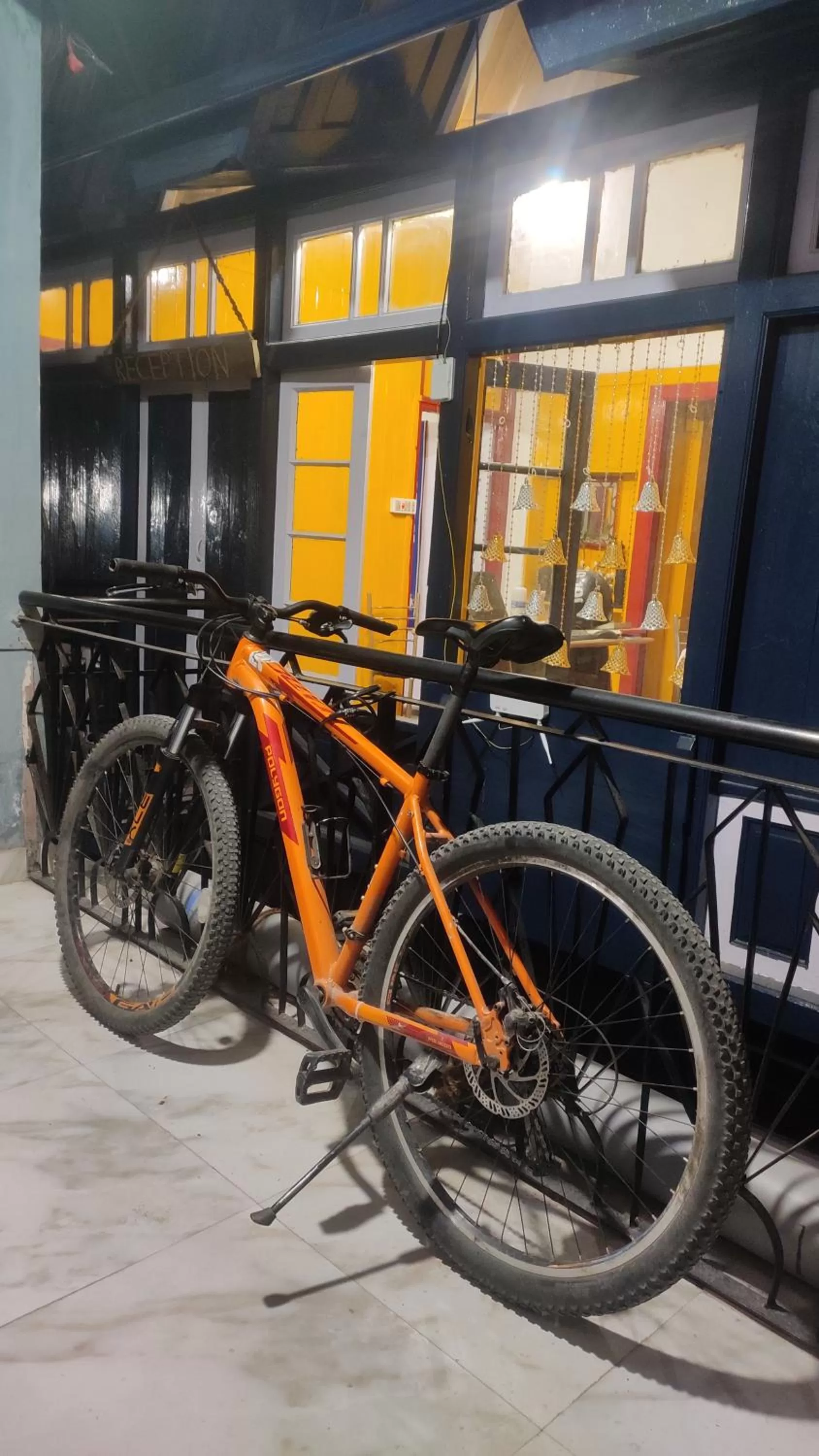 Cycling in The Prasher Lodge Mall Road Manali