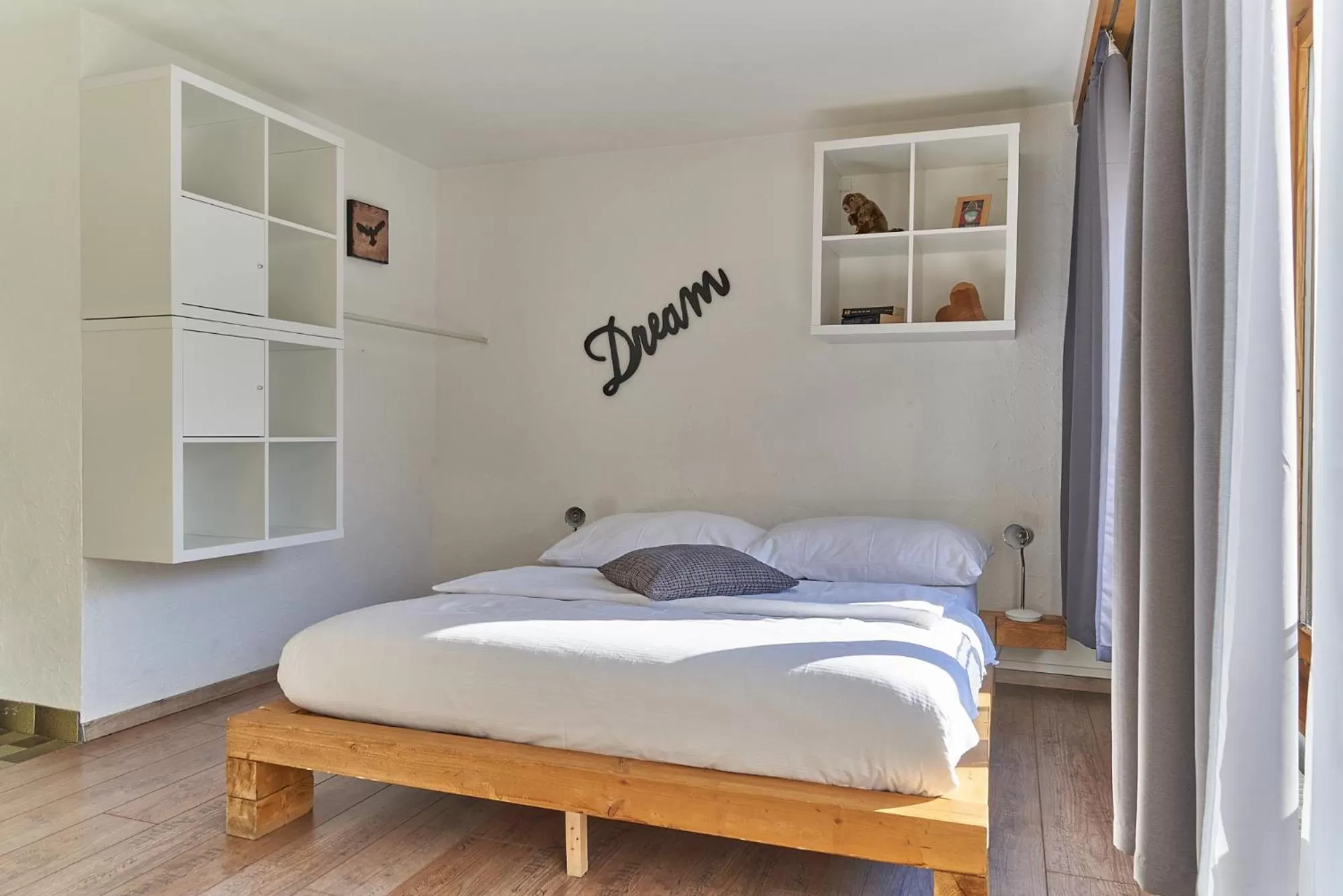 Bed in Hotel Marmotte