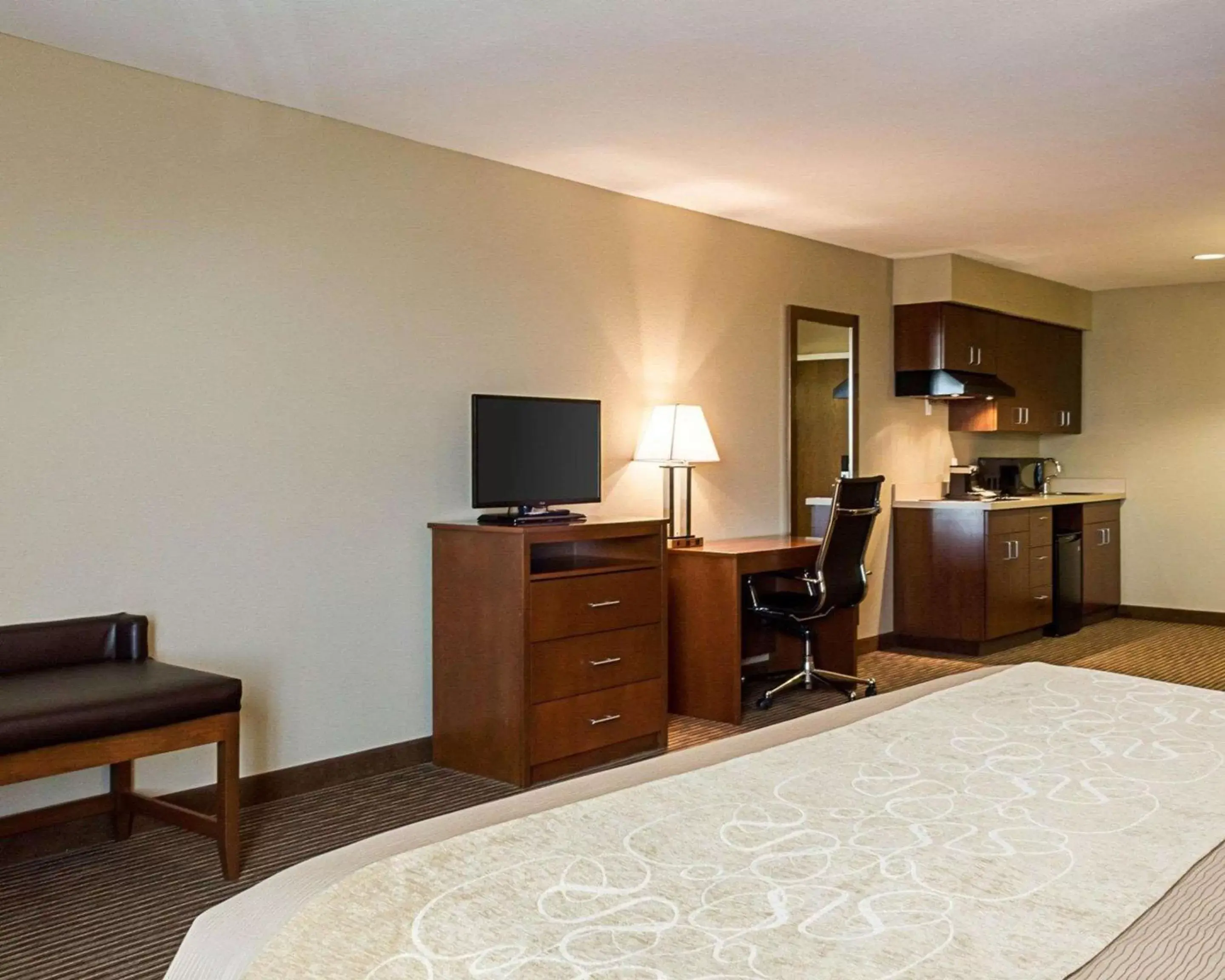 Bedroom, TV/Entertainment Center in Comfort Inn & Suites Watford City