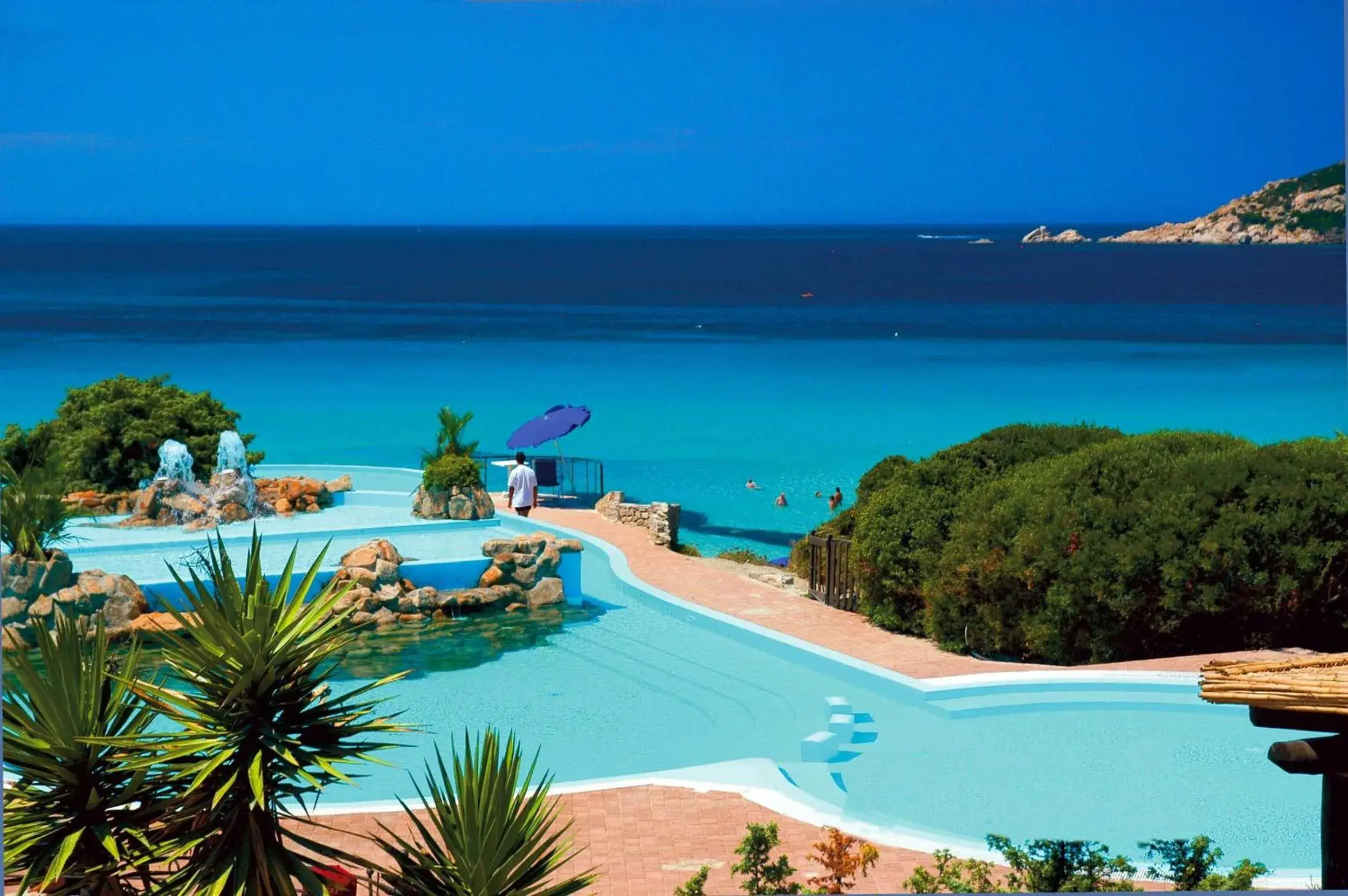 Area and facilities, Pool View in Colonna Grand Hotel Capo Testa