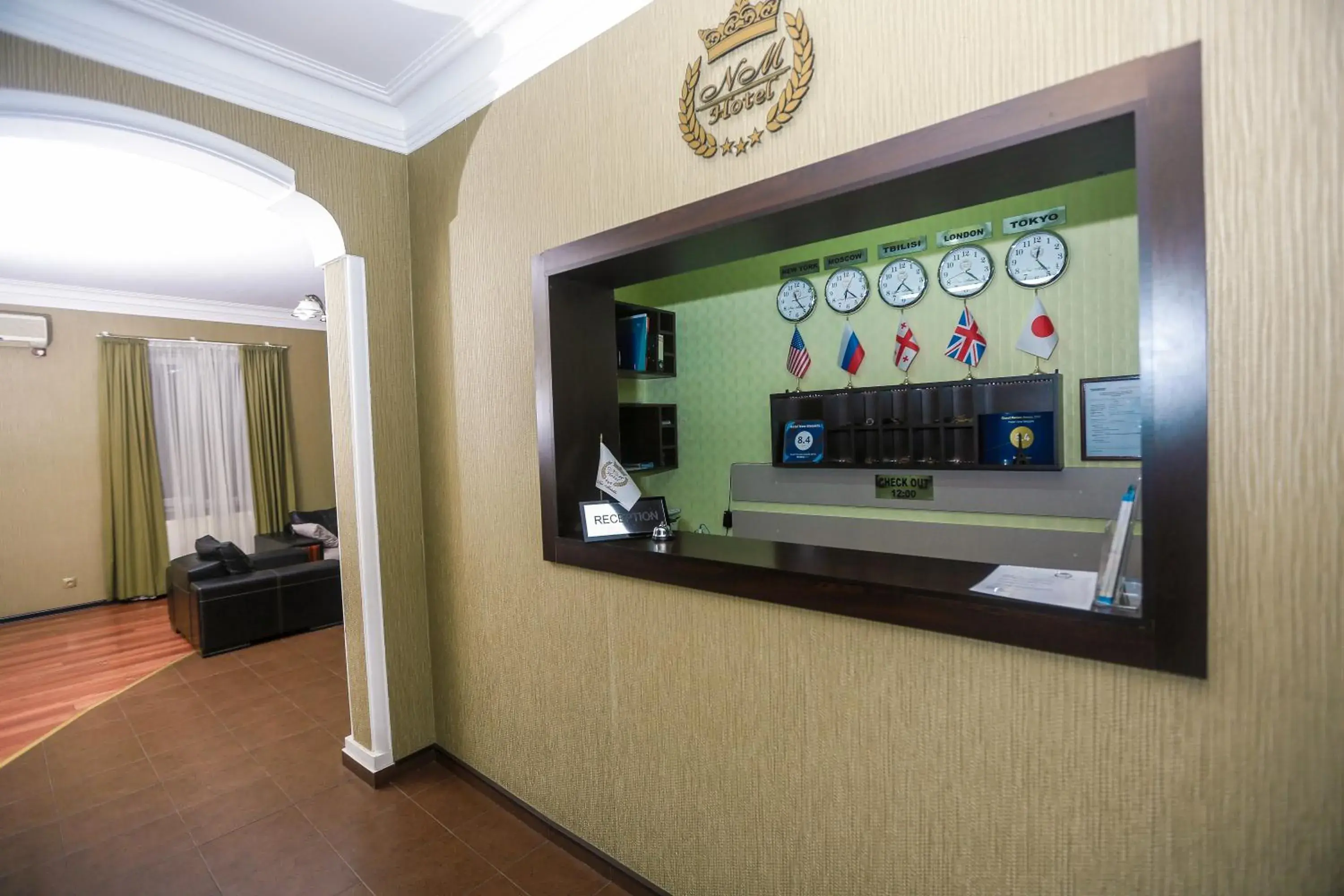 Lobby or reception, TV/Entertainment Center in Hotel New Metekhi