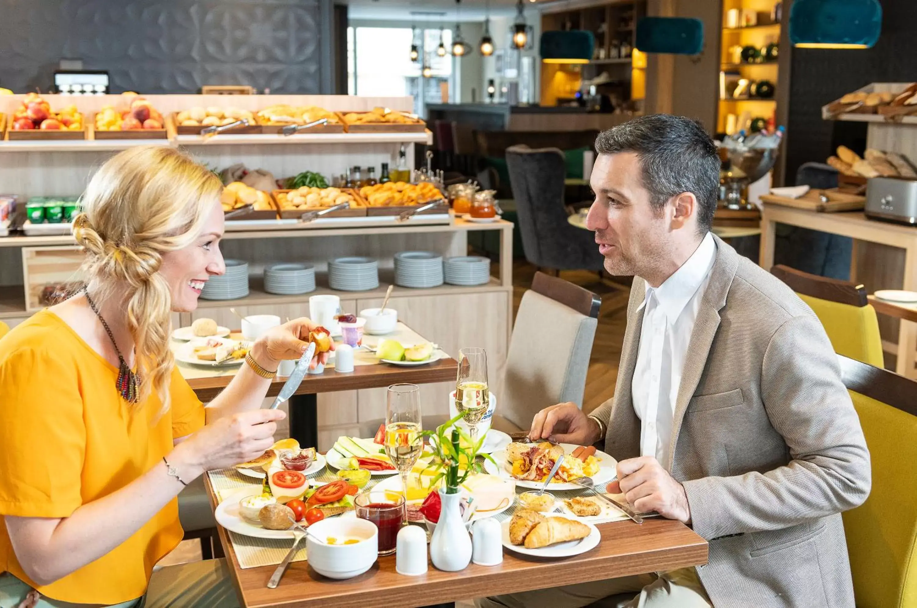 Buffet breakfast in The Three Corners Lifestyle Hotel