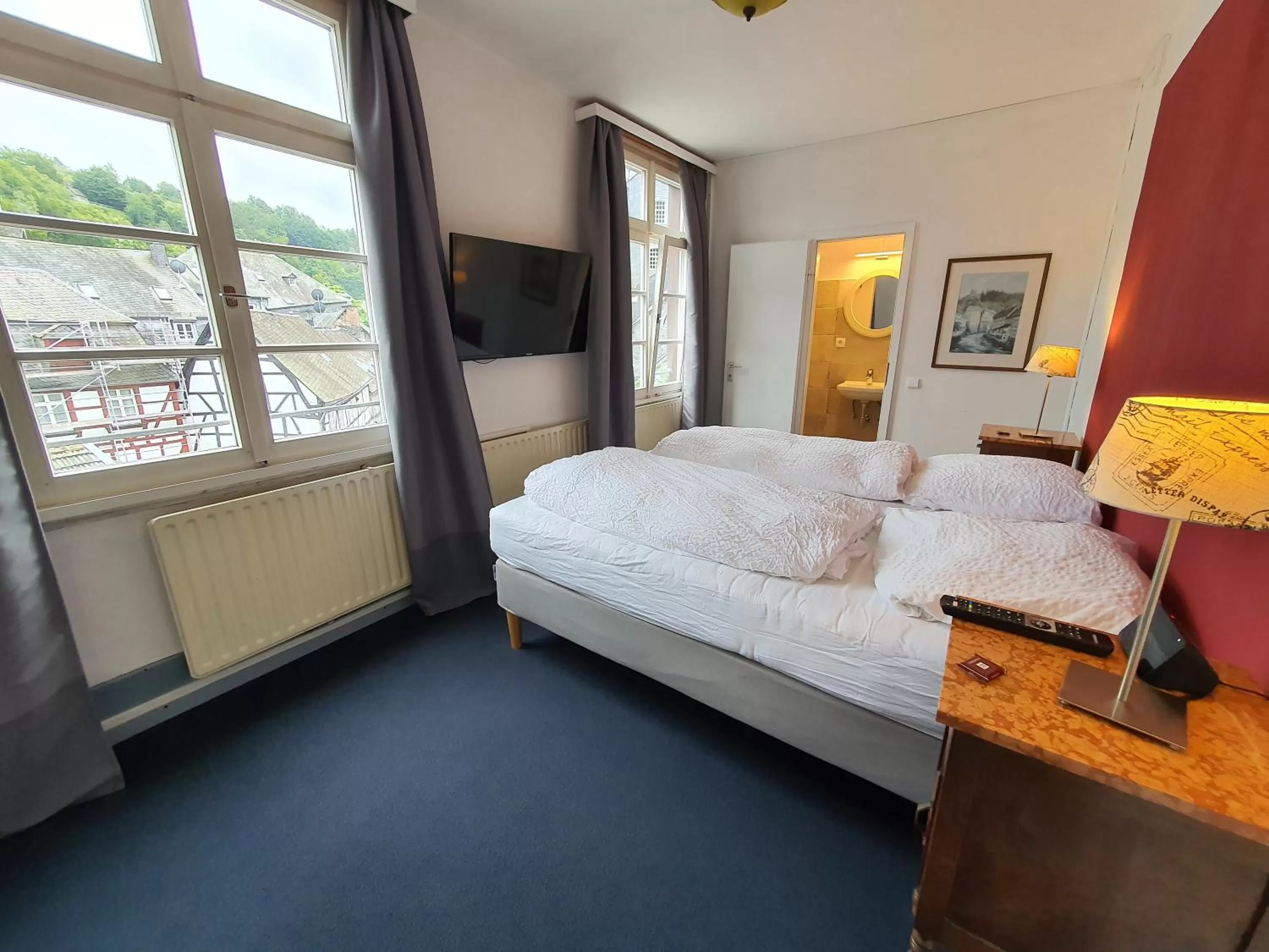 Bedroom, Bed in Haus Stehlings