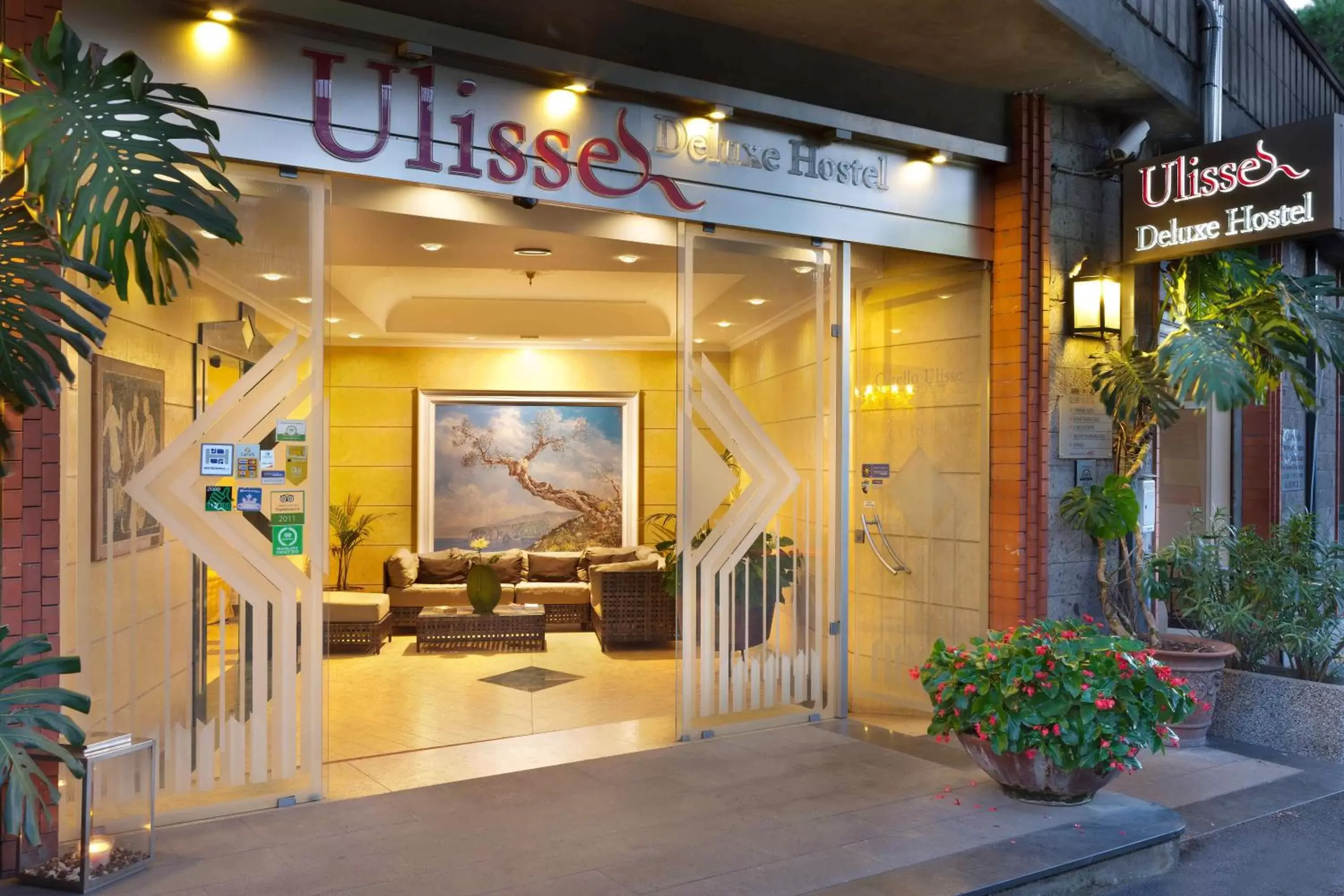 Facade/entrance in Ulisse Deluxe Hostel