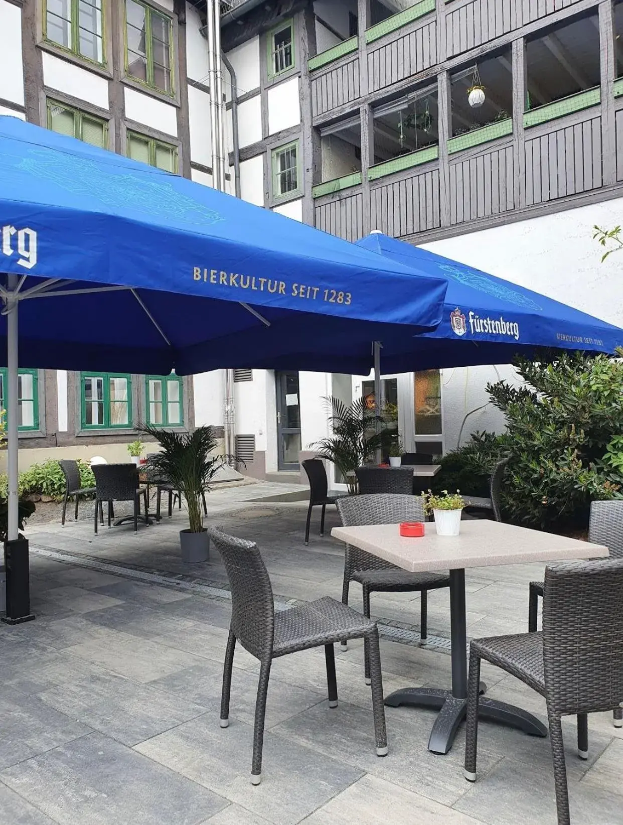 Balcony/Terrace, Restaurant/Places to Eat in Hotel Ritter St. Georg