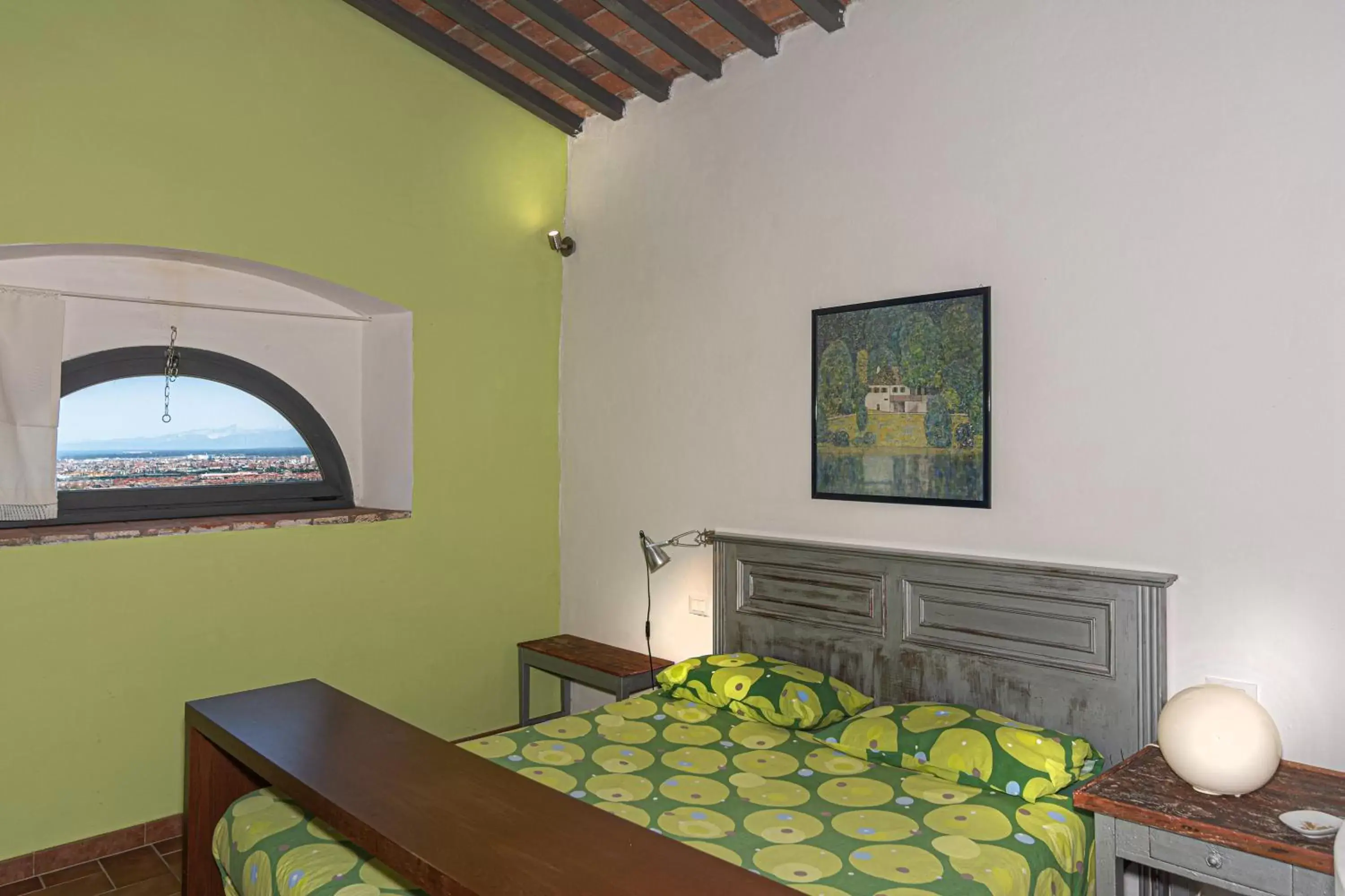 Bedroom, Bed in Villa Eugenia