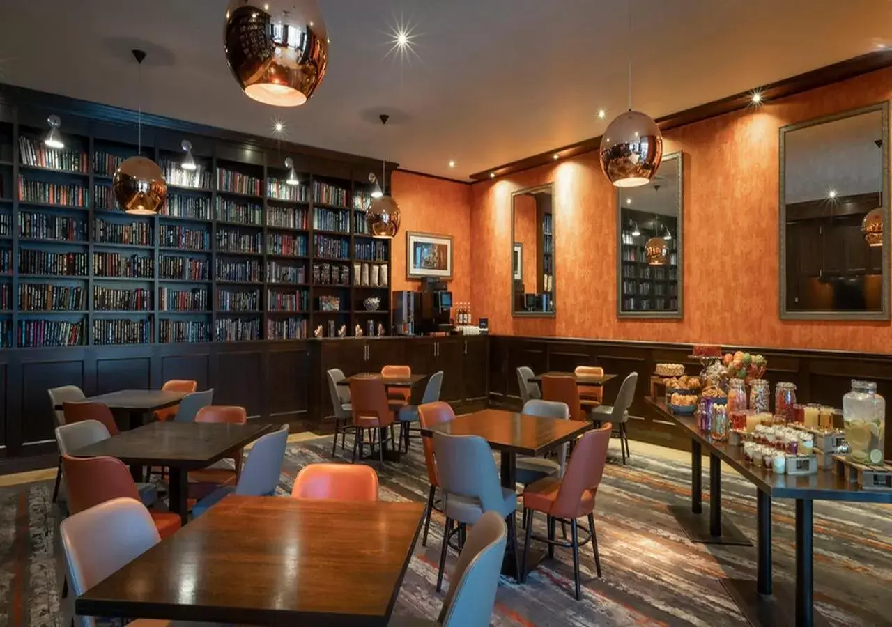 Library, Restaurant/Places to Eat in Clayton Hotel, Leeds