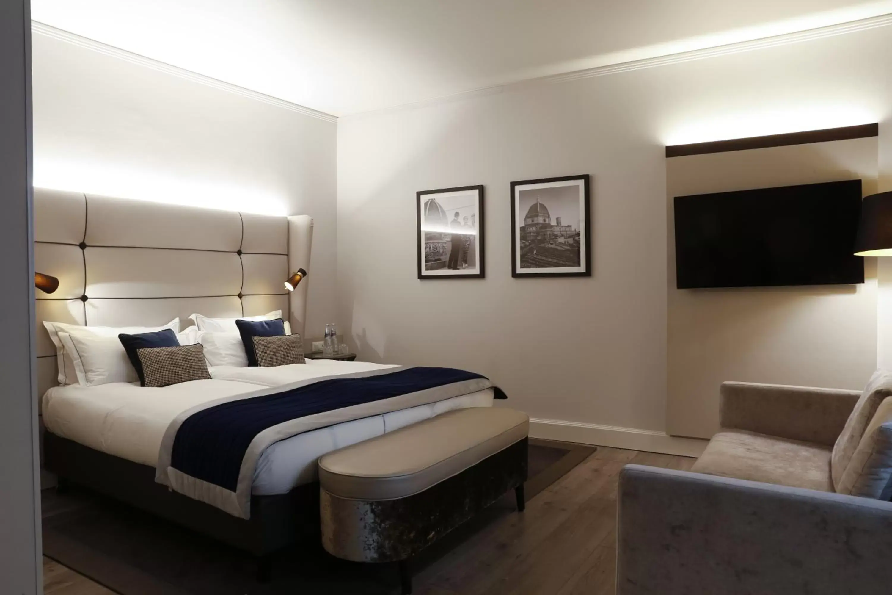 Bedroom, Bed in Hotel Cerretani Firenze - MGallery Collection