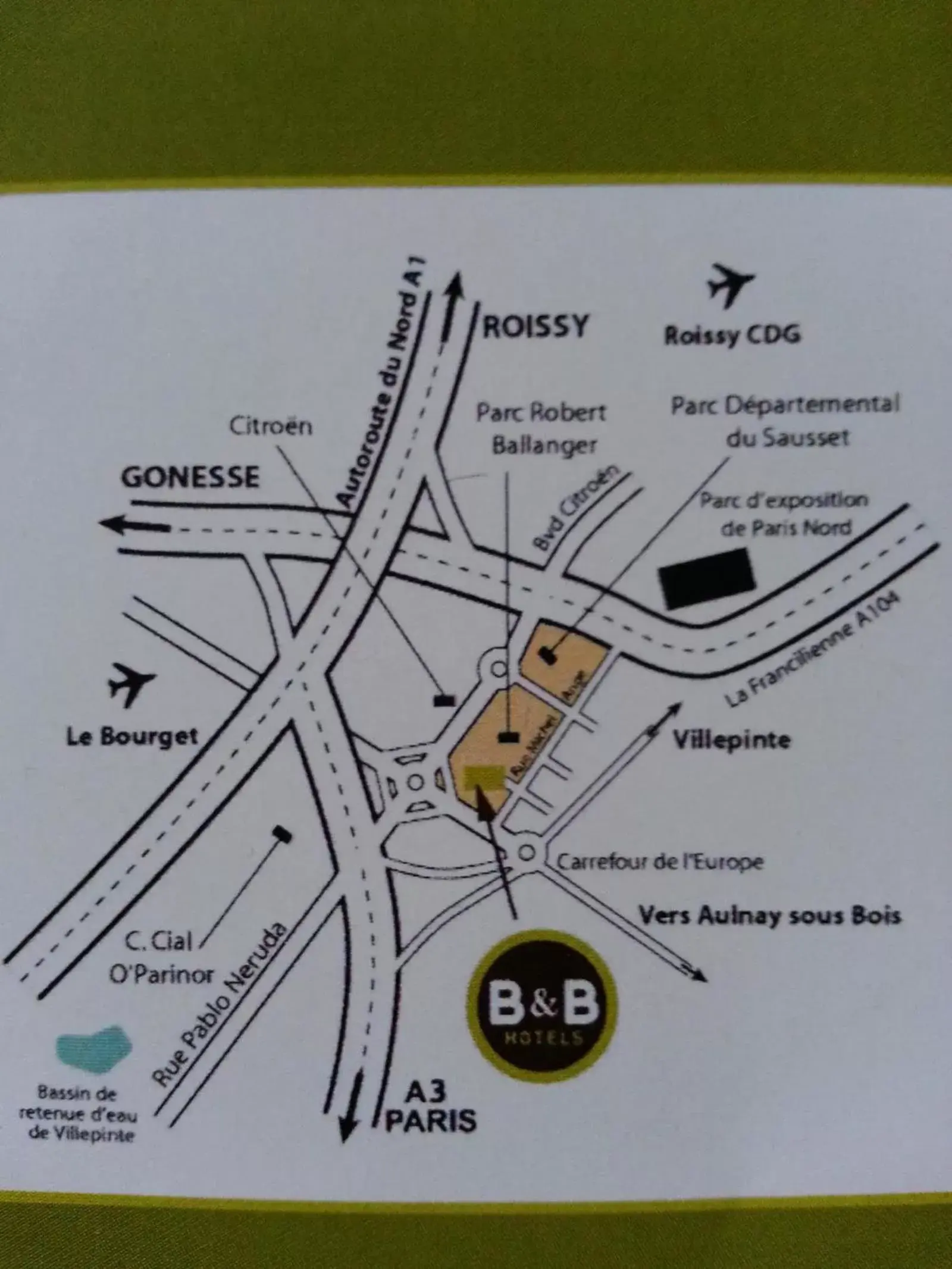Other, Floor Plan in B&B HOTEL Paris Nord Aulnay-sous-Bois